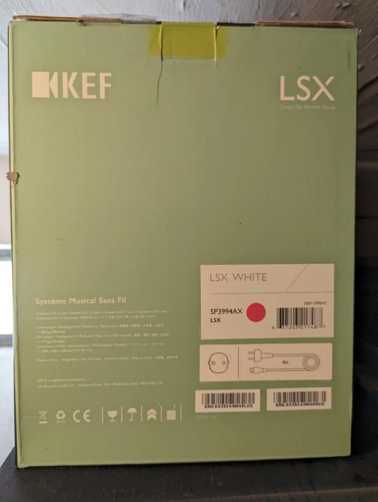 KEF LSX II LT Actieve luidsprekers, Audio, Tv en Foto, Luidsprekers, Overige merken, Ophalen of Verzenden, Zo goed als nieuw, 120 watt of meer