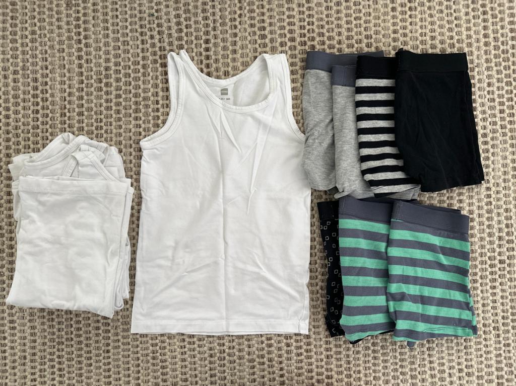 HEMA ondergoed en hemdjes maat 134-140, Ophalen of Verzenden, Gebruikt, Jongen, Nacht- of Onderkleding