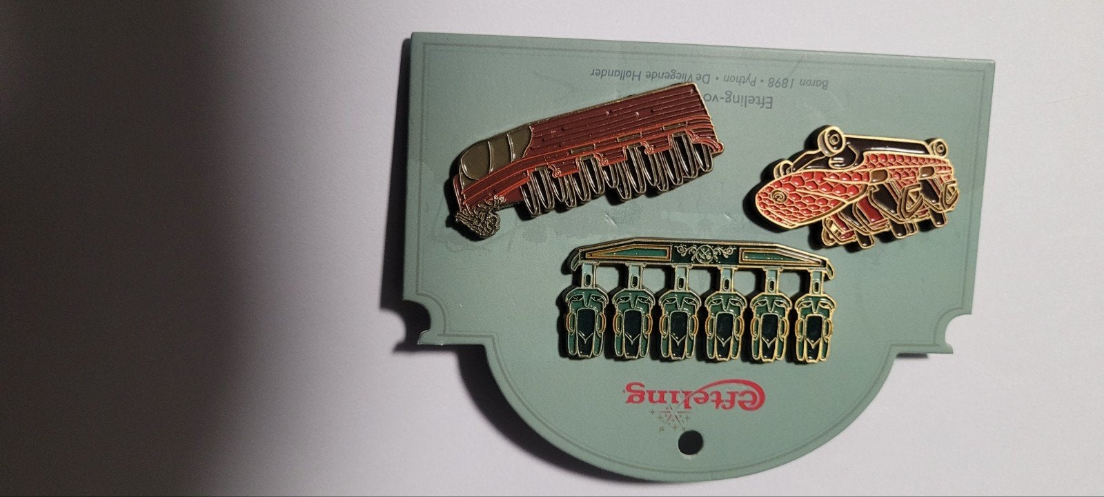 Pin Set - De Vliegende Hollander, Python, Gondoletta, Ophalen of Verzenden, Nieuw, Button of Speldje