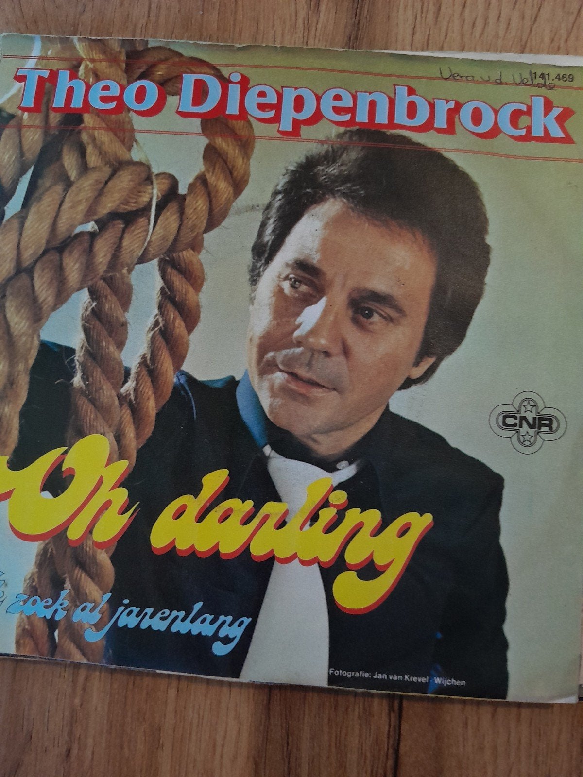 Theo diepenbrock 7inch oh darling, Ophalen of Verzenden, Zo goed als nieuw, Nederlandstalig