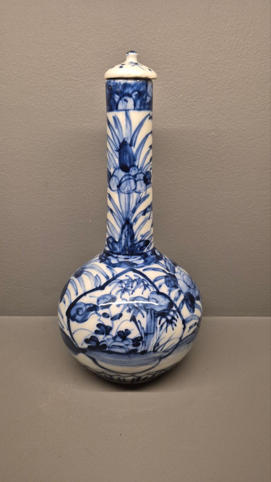 Uniek Oud Japans Porselein met Deksel - 26 CM, Ophalen of Verzenden