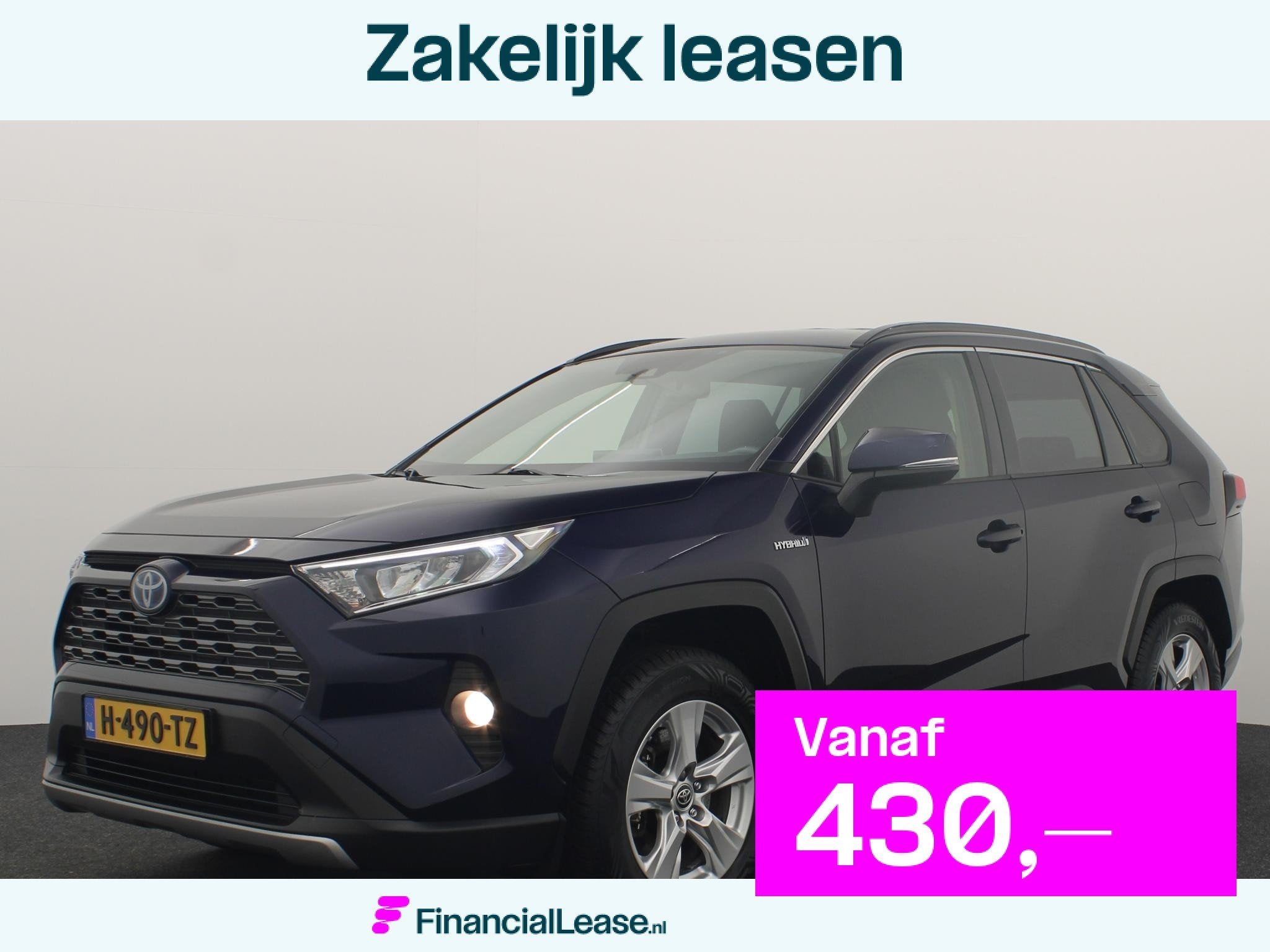 Toyota RAV4 2.5 Hybrid Active TREKHAAK / CAMERA / CARPLAY /, Stof, Gebruikt, Euro 6, 4 cilinders