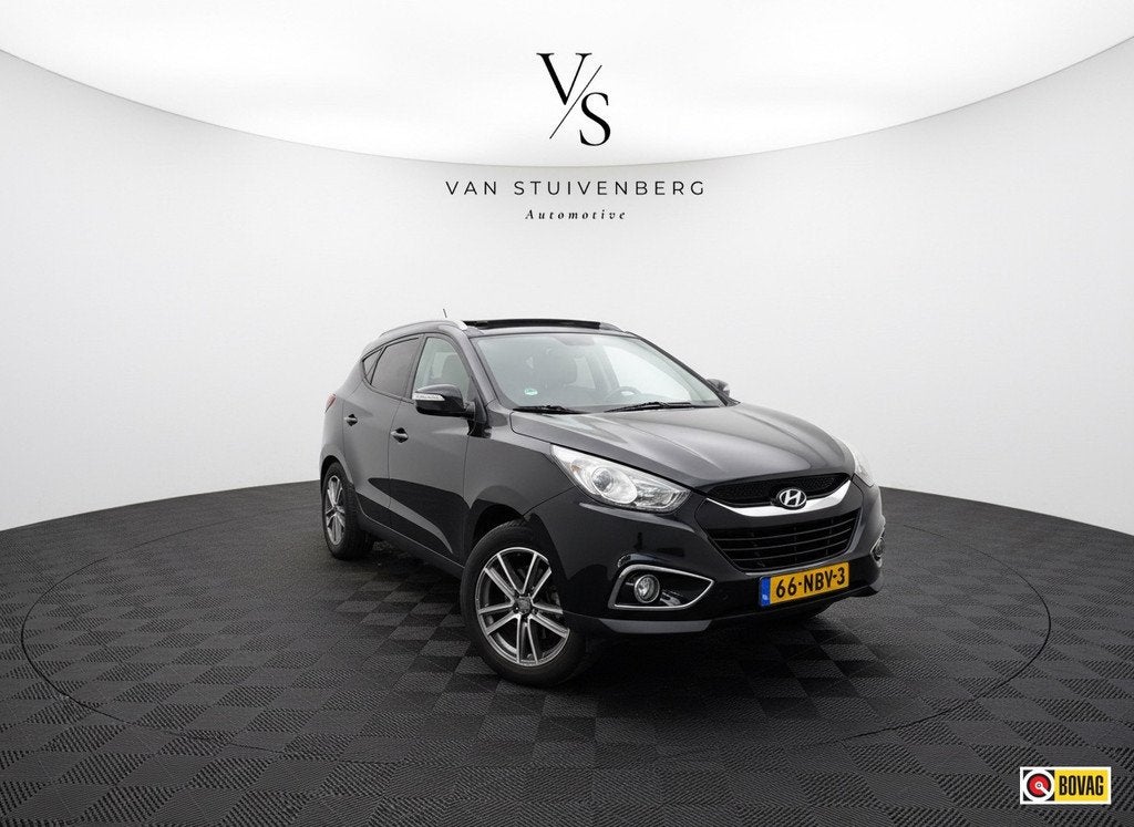 Hyundai Ix35 2.0i i-Catcher TREKHAAK LEDER PANO NAVI, Gebruikt, 4 cilinders, 1600 kg, SUV of Terreinwagen