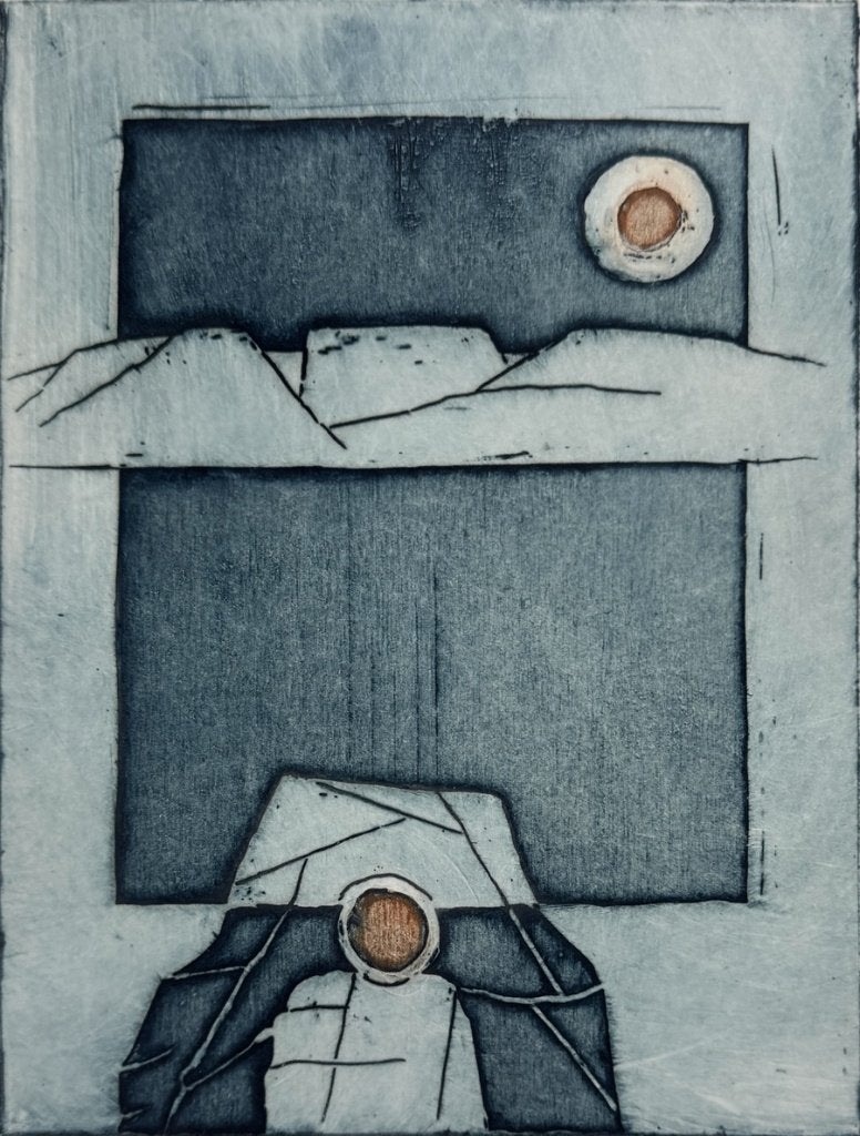 120. Zeefdruk, Jan Montyn – abstracte compositie, 1977, Antiek en Kunst, Ophalen