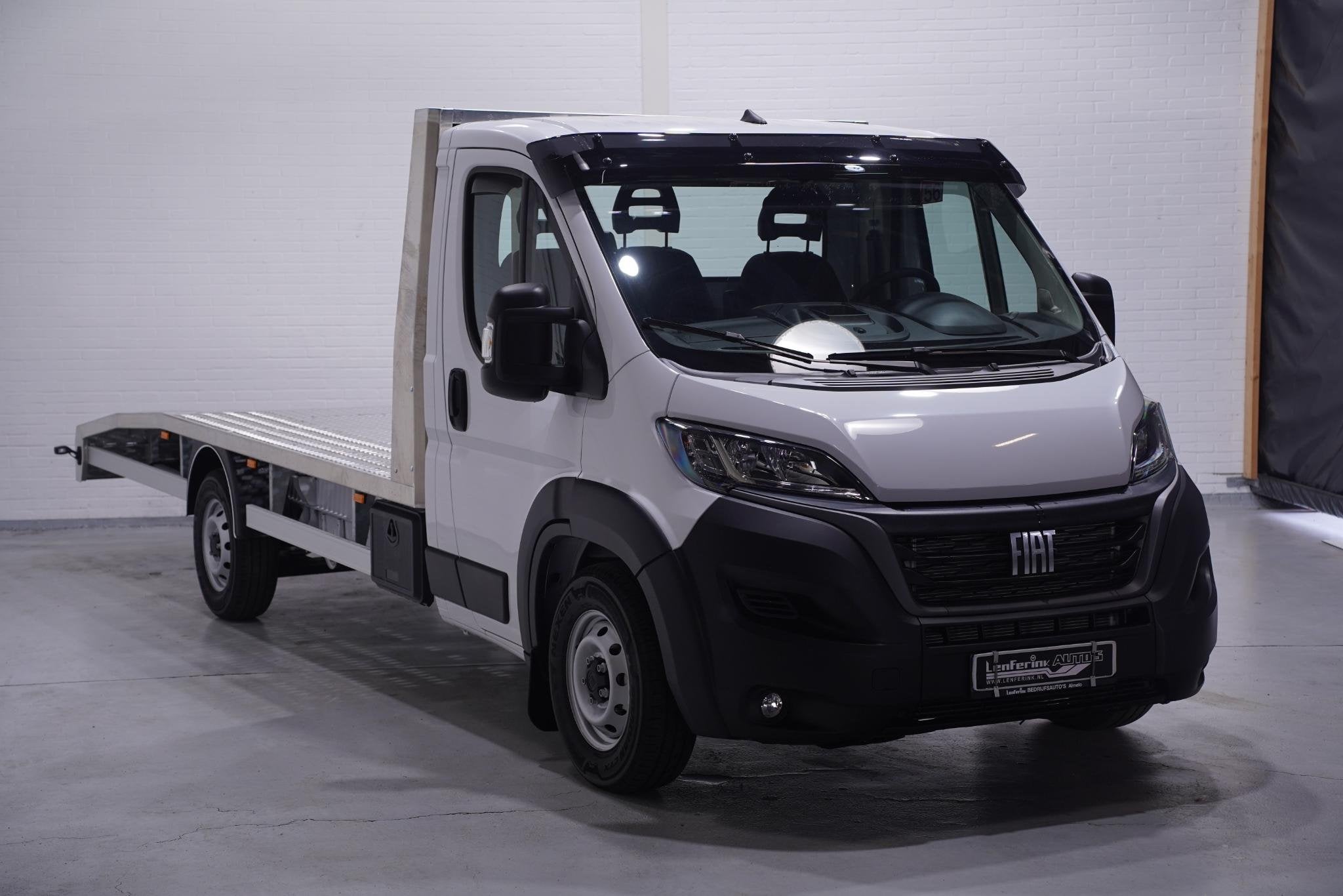 Fiat Ducato 2.2 MJet 140 pk L4 Autotransporter Airco, BPM vr, Voorwielaandrijving, Stof, Gebruikt, 4 cilinders