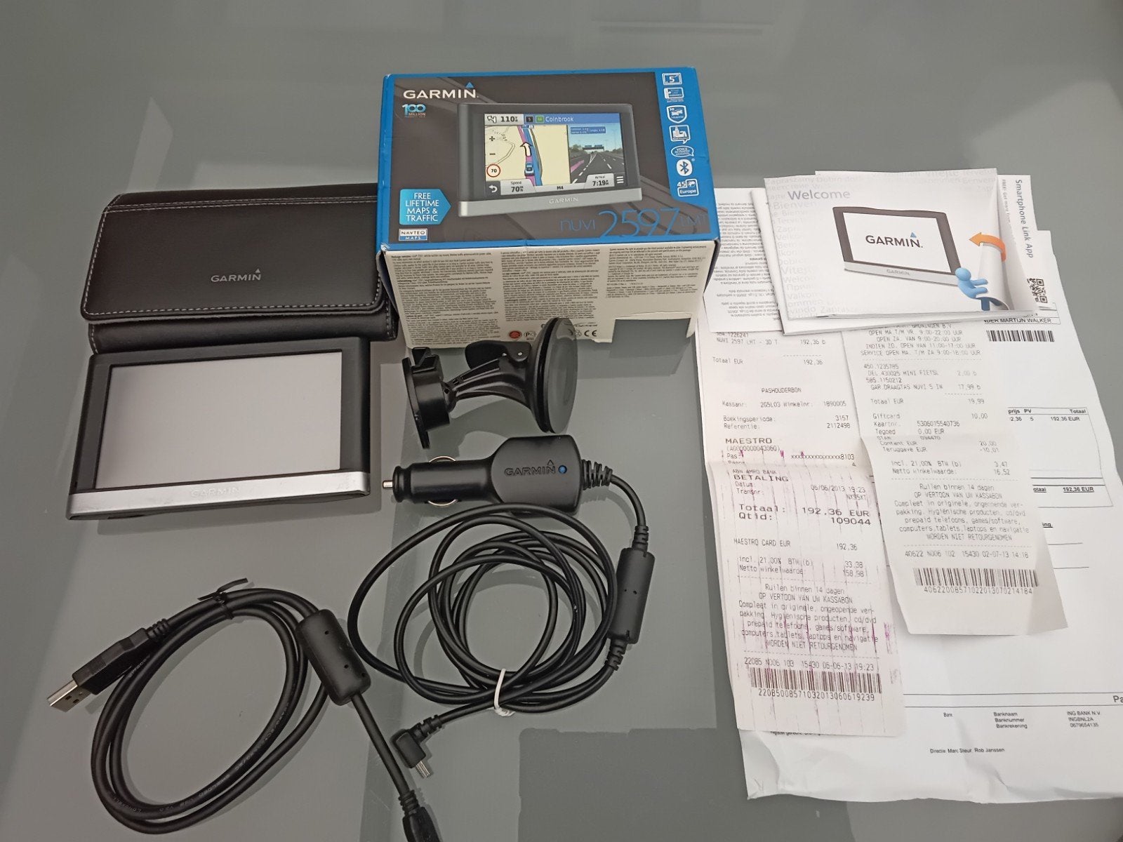 Garmin nuvi 2597 LMT. 5 inch.navigatie - Ziet er netjes uit, Ophalen of Verzenden, Zo goed als nieuw