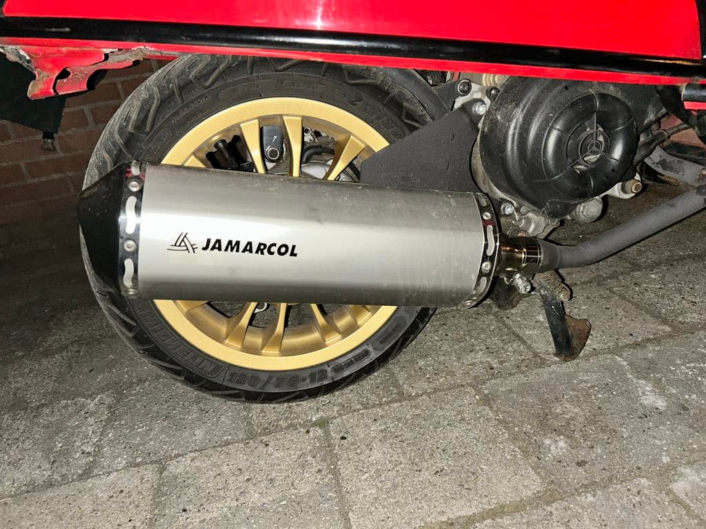 Jamacrol uitlaat voor Vespa/Zip, Ophalen, Zo goed als nieuw, Uitlaat, Piaggio