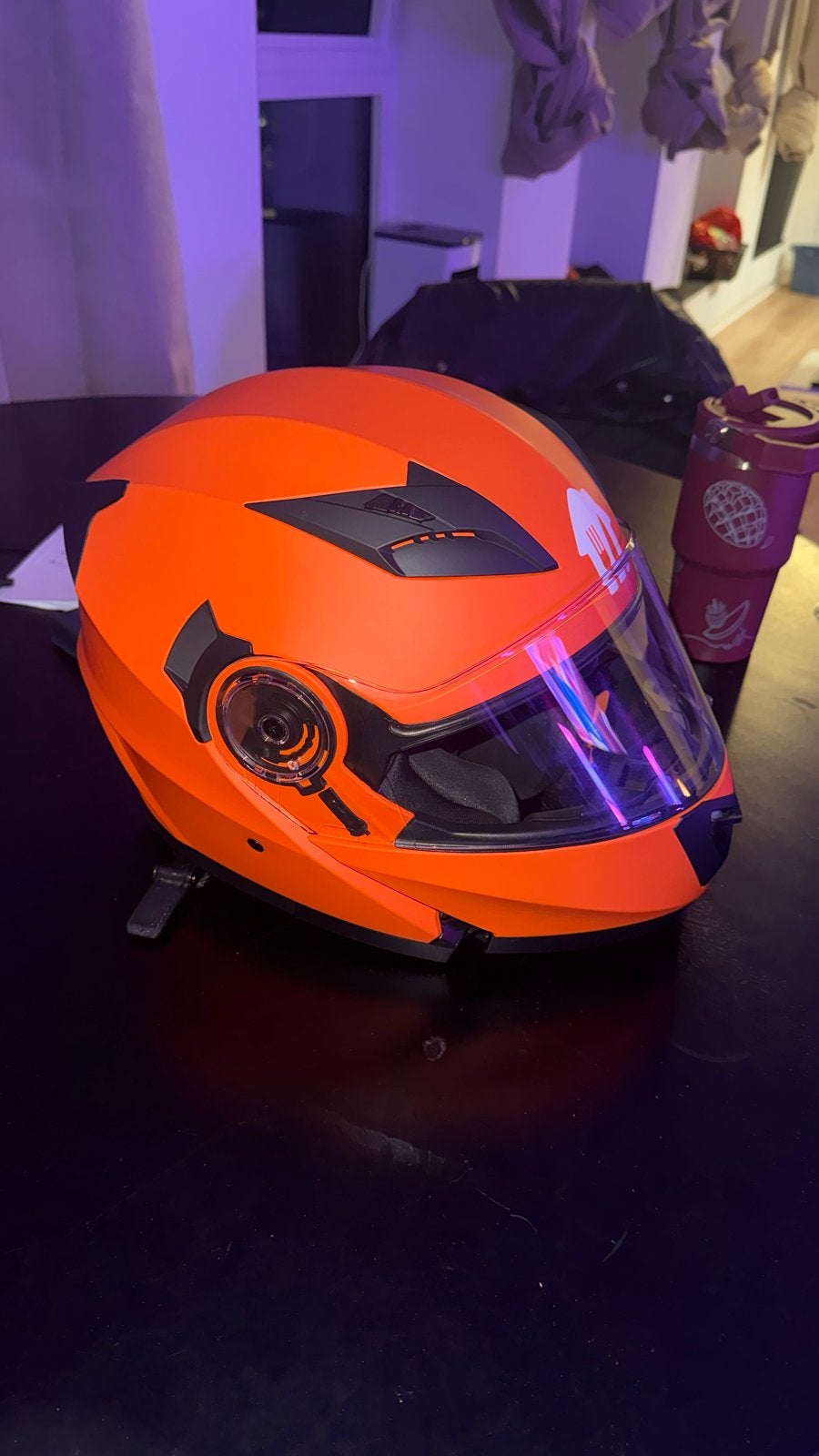 Thuisbezorgd scooter/motor helm Maat M, M, Systeemhelm, Heren, Tweedehands