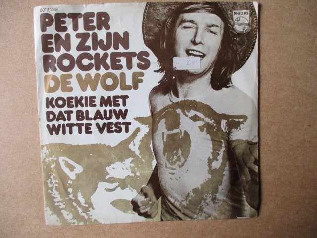 s0345 peter koelewijn - de wolf, Ophalen, Gebruikt, 7 inch, Overige genres