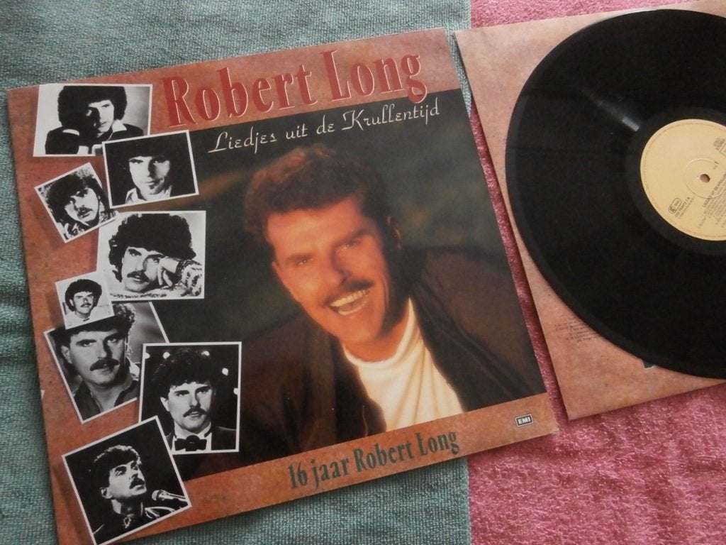 LP - Robert Long - Liedjes Uit De Krullentijd., LP, Zo goed als nieuw, Pop, 12 inch
