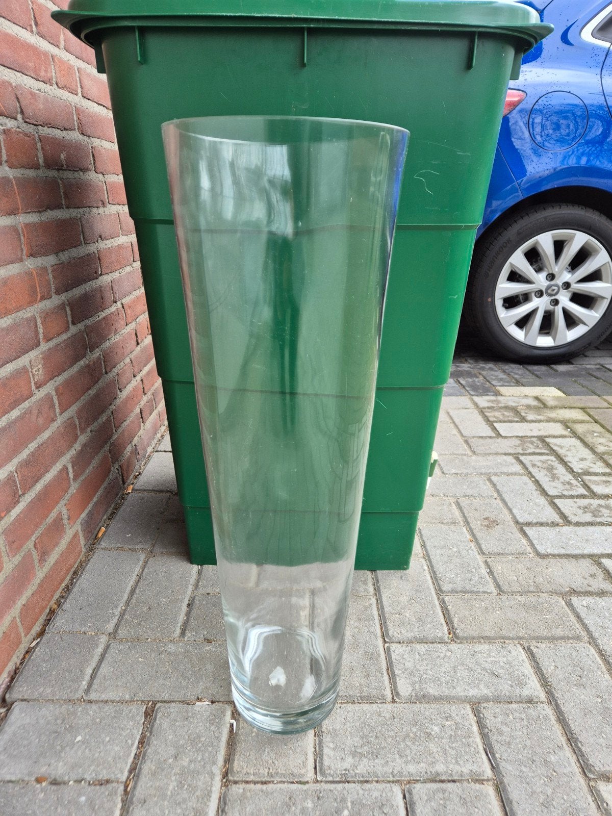 Te koop glazen vaas., Huis en Inrichting, Woonaccessoires | Vazen, Ophalen