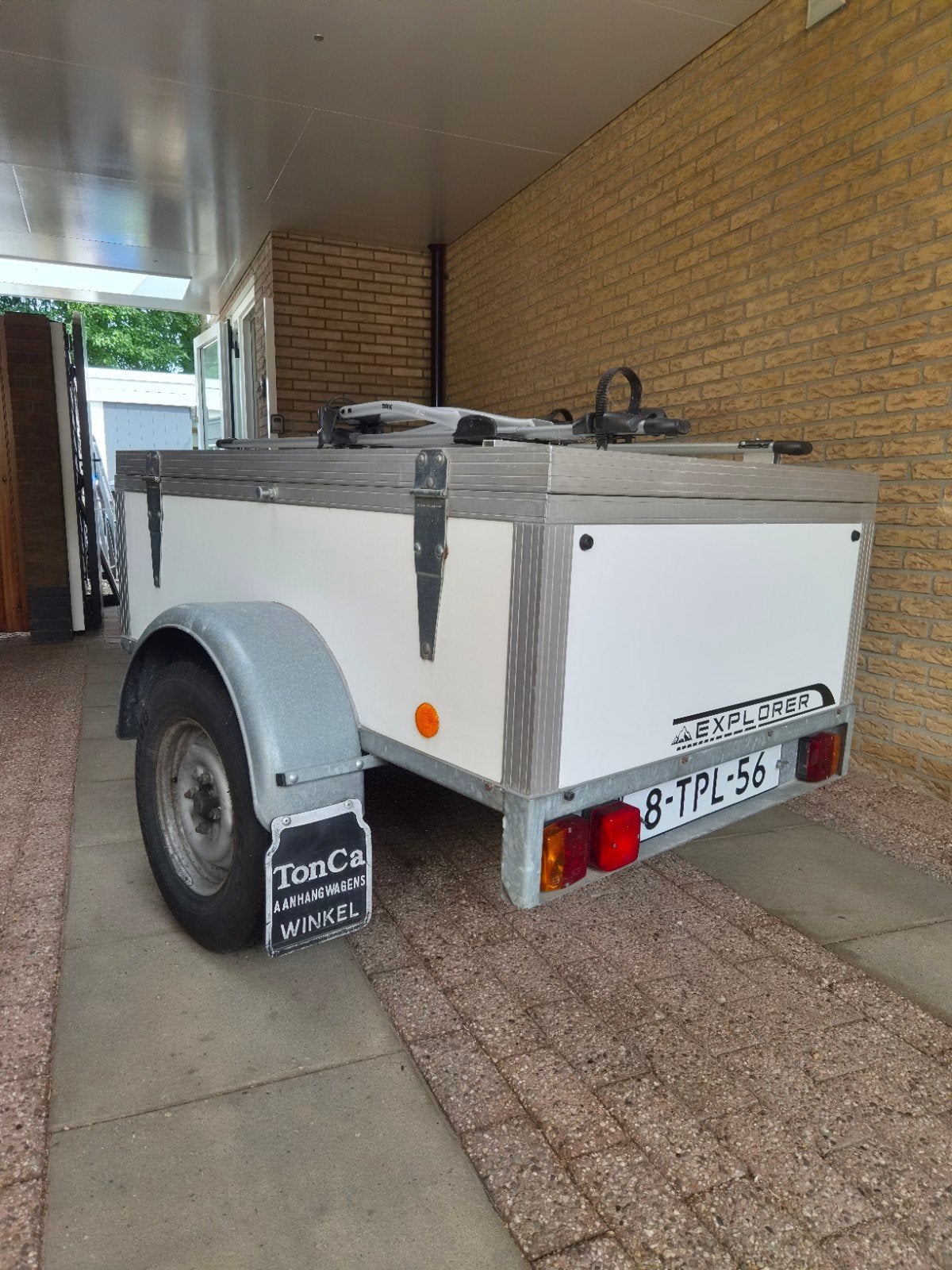 Bagagewagen vakantieaanhanger, Auto diversen, Aanhangers en Bagagewagens, Ophalen, Zo goed als nieuw