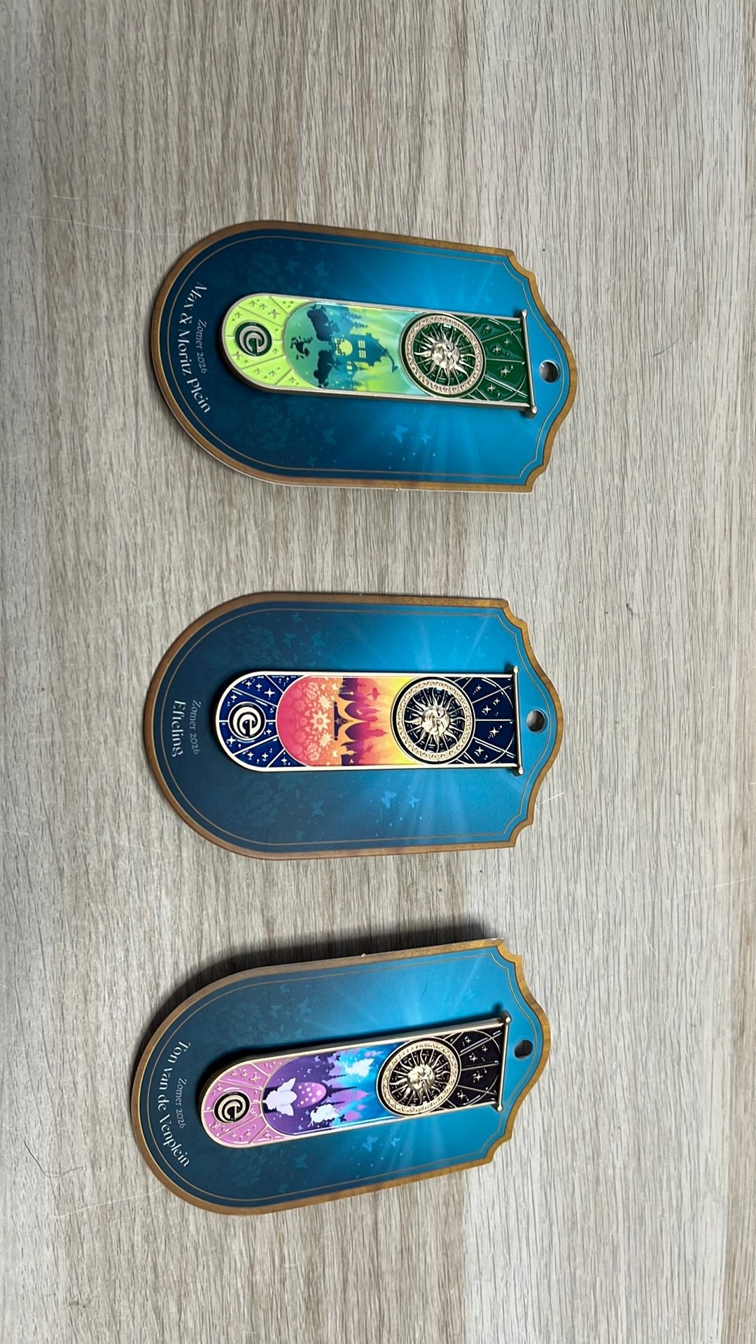 Efteling zomer pins 2026 nummer 3 - 4 -5, Ophalen of Verzenden, Nieuw, Button of Speldje