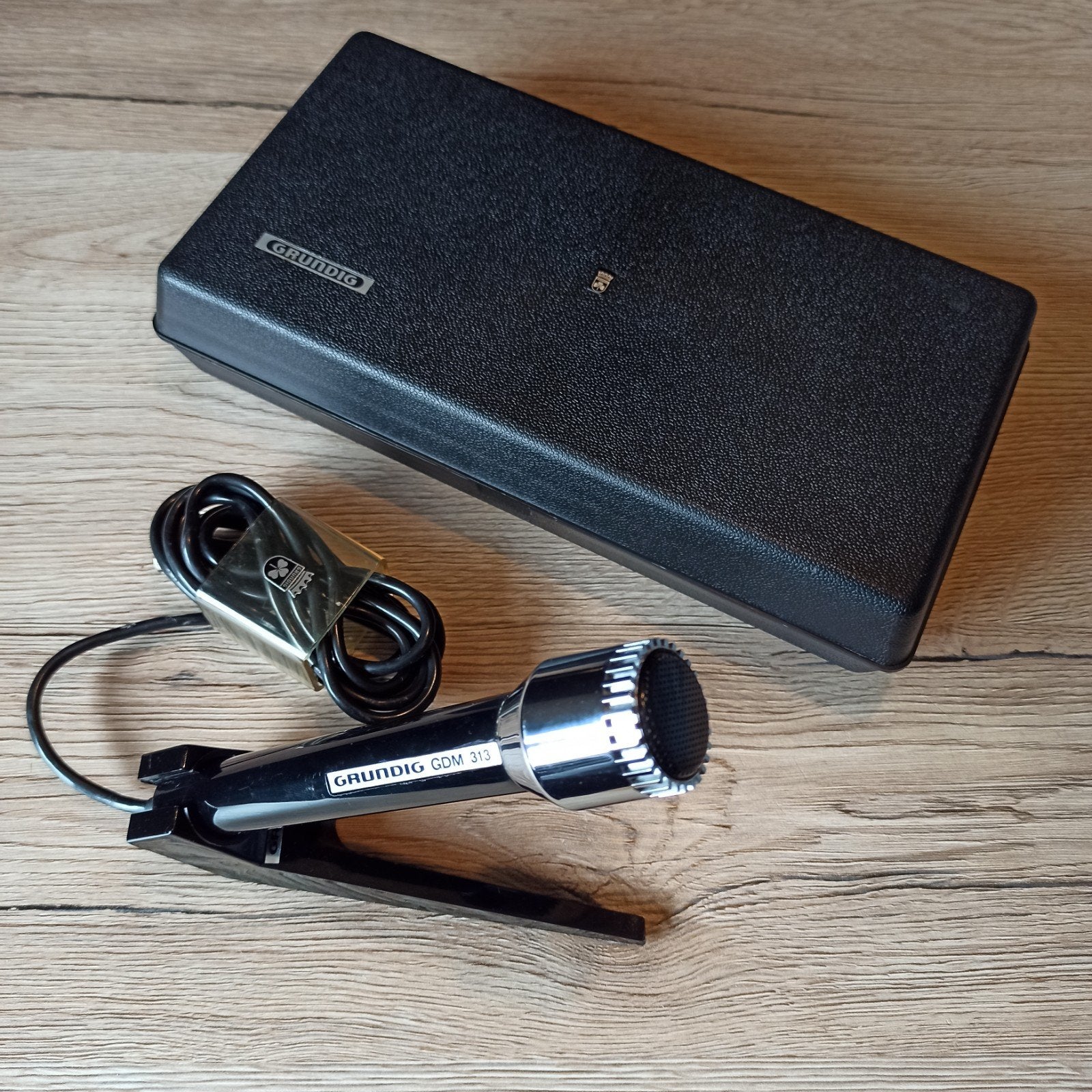 Vintage Grundig GDM 313 microfoon, Ophalen of Verzenden, Gebruikt, Overige typen