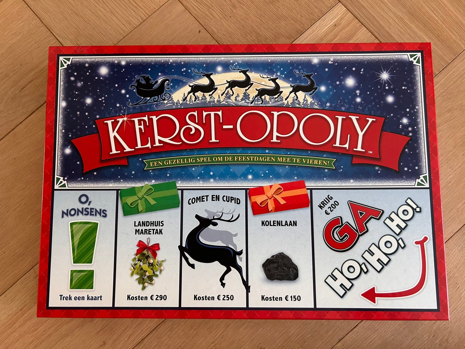 Kerst monopoly, Ophalen of Verzenden, Zo goed als nieuw
