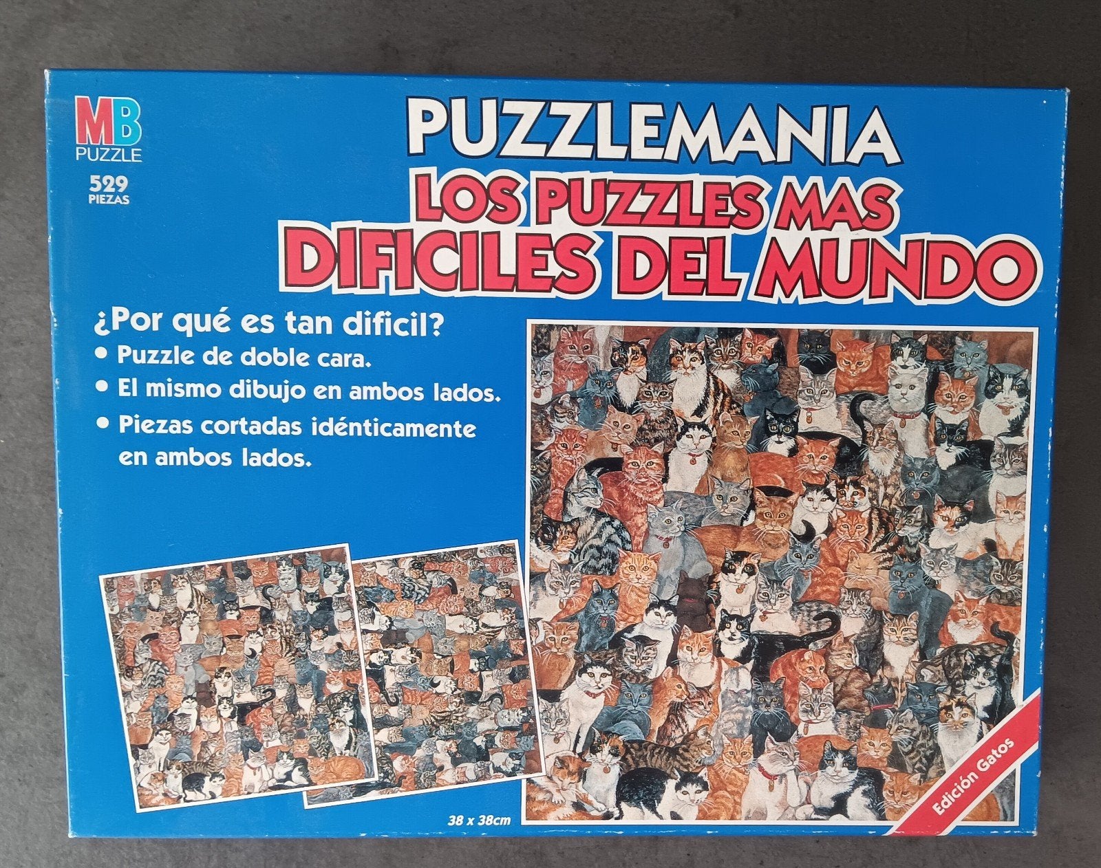 Puzzelmania: De Moeilijkste Puzzel ter Wereld - Katten, Ophalen of Verzenden, 500 t/m 1500 stukjes, Gebruikt, Legpuzzel