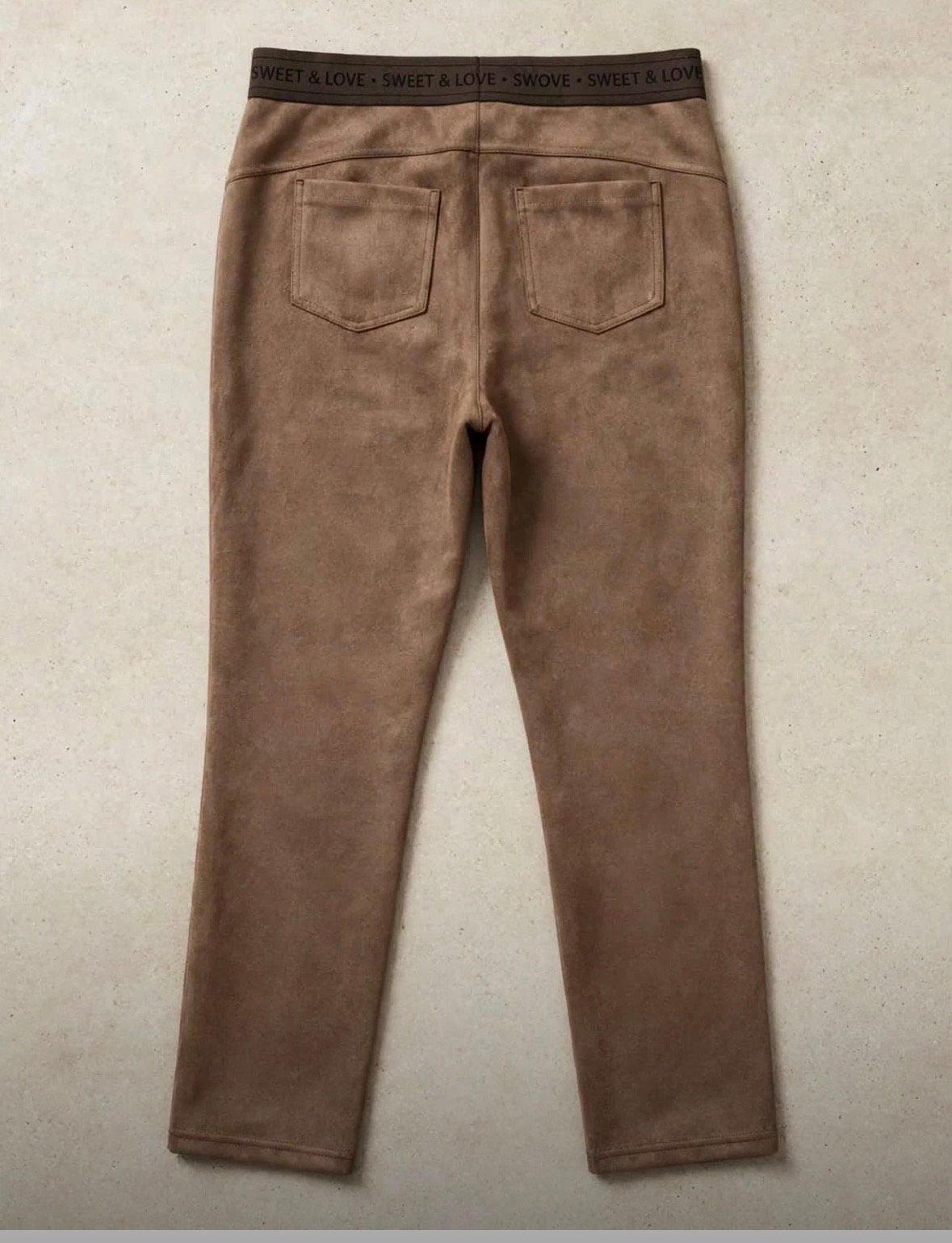 Street One Bruine Suède Look Broek - Maat l, Kleding | Dames, Bruin, Maat 42/44 (L), Ophalen of Verzenden, Zo goed als nieuw