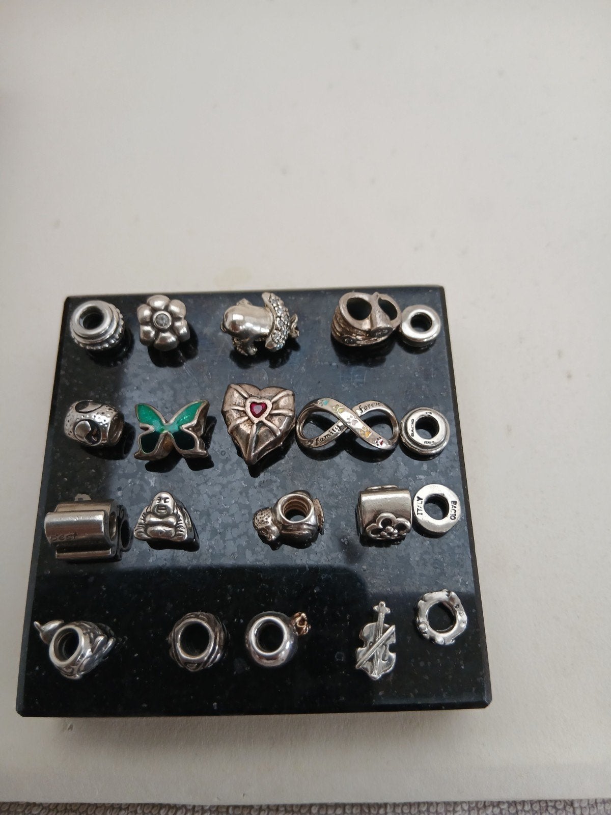 Originele Pandora bedels - Zilver - Diverse designs, Gebruikt, Pandora, Ophalen of Verzenden, 4 bedels of meer