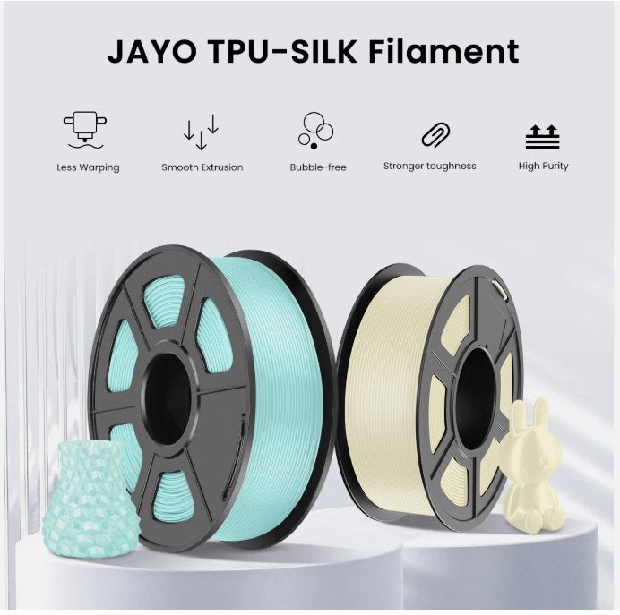 Jayo Silk TPU Filament 1.75mm – Flexibel 3D‑Filament 1kg, Computers en Software, Ophalen of Verzenden, Nieuw, Filamentrollen
