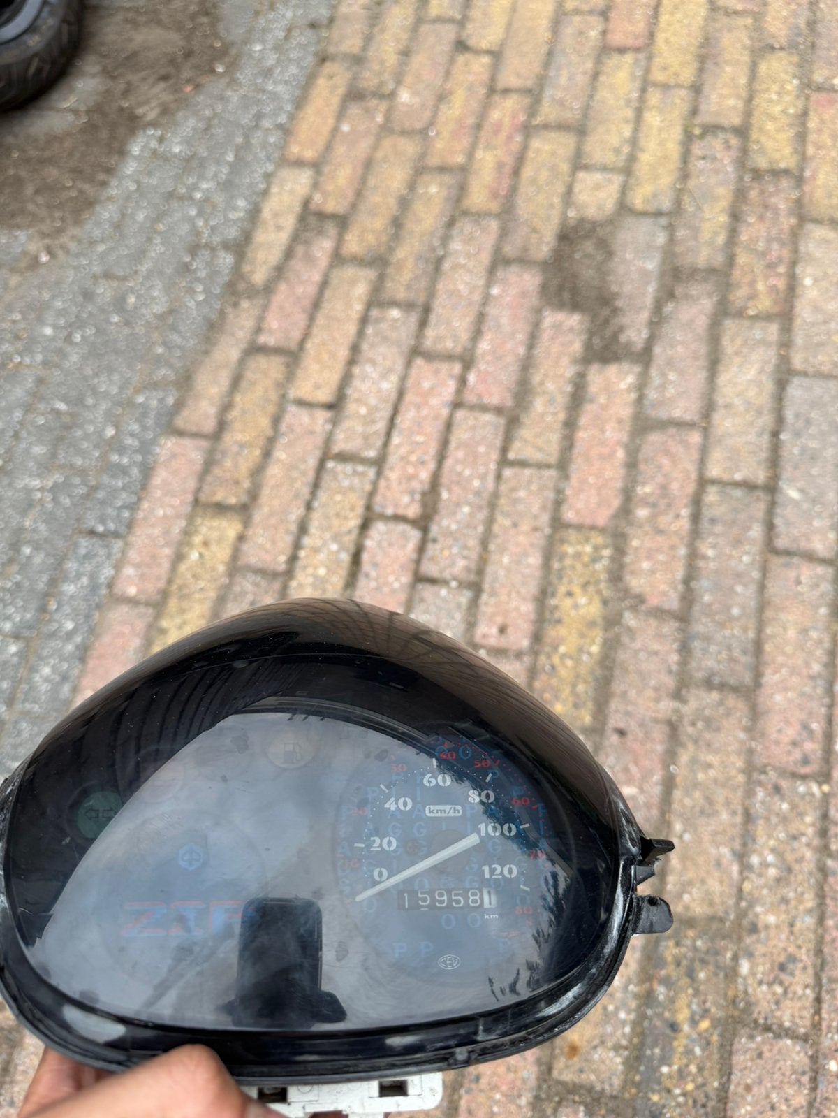 Zip 120 teller met angel eye, Ophalen of Verzenden, Zo goed als nieuw, Koplamp