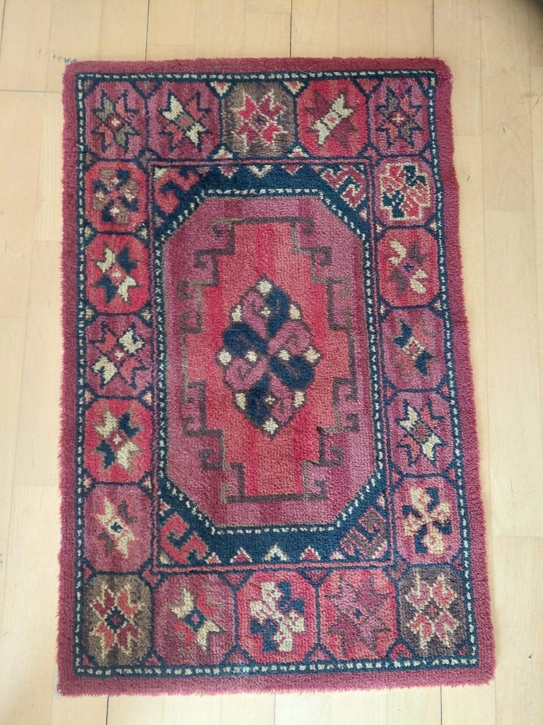 Vintage kleedje 78cm x 50cm, Huis en Inrichting, Stoffering | Tapijten en Kleden, Ophalen, Gebruikt, 50 tot 100 cm, Vintage