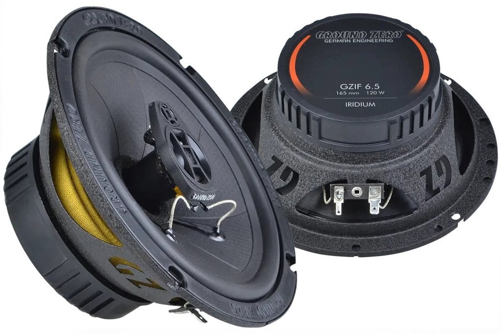 Ground Zero GZIF 6.5 Coaxiale Luidsprekers 16,5cm (80Wrms), ., Nieuw, Ophalen of Verzenden, .