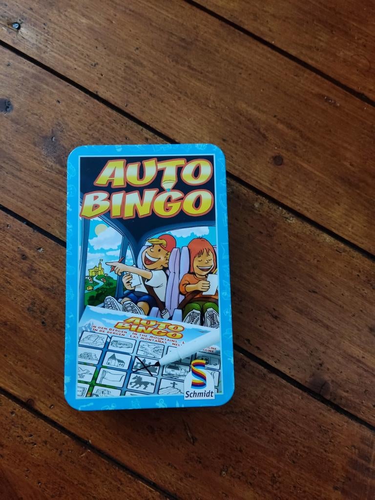 Auto Bingo Reisspel new, Schmidt, Een of twee spelers, Nieuw, Ophalen of Verzenden