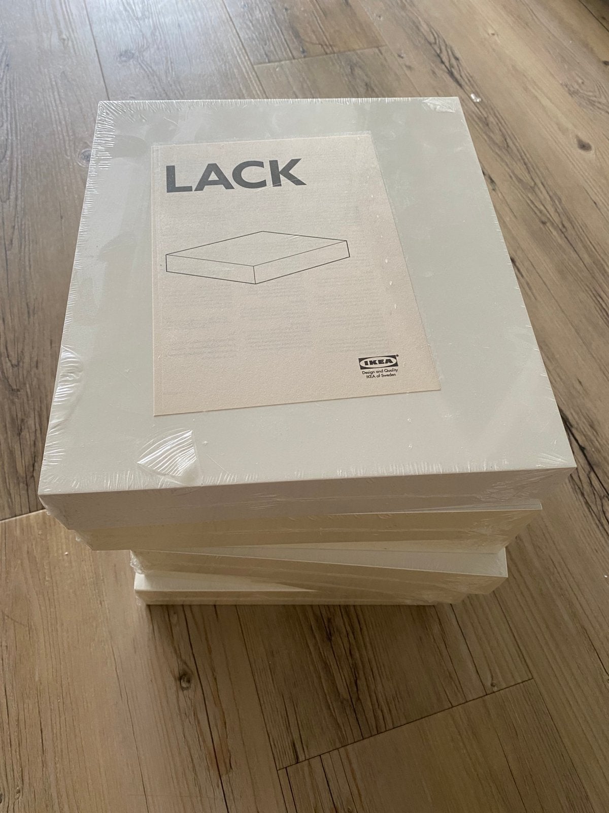 Lack plank Ikea wit 30x26cm 6 stuks, Ophalen, Nieuw