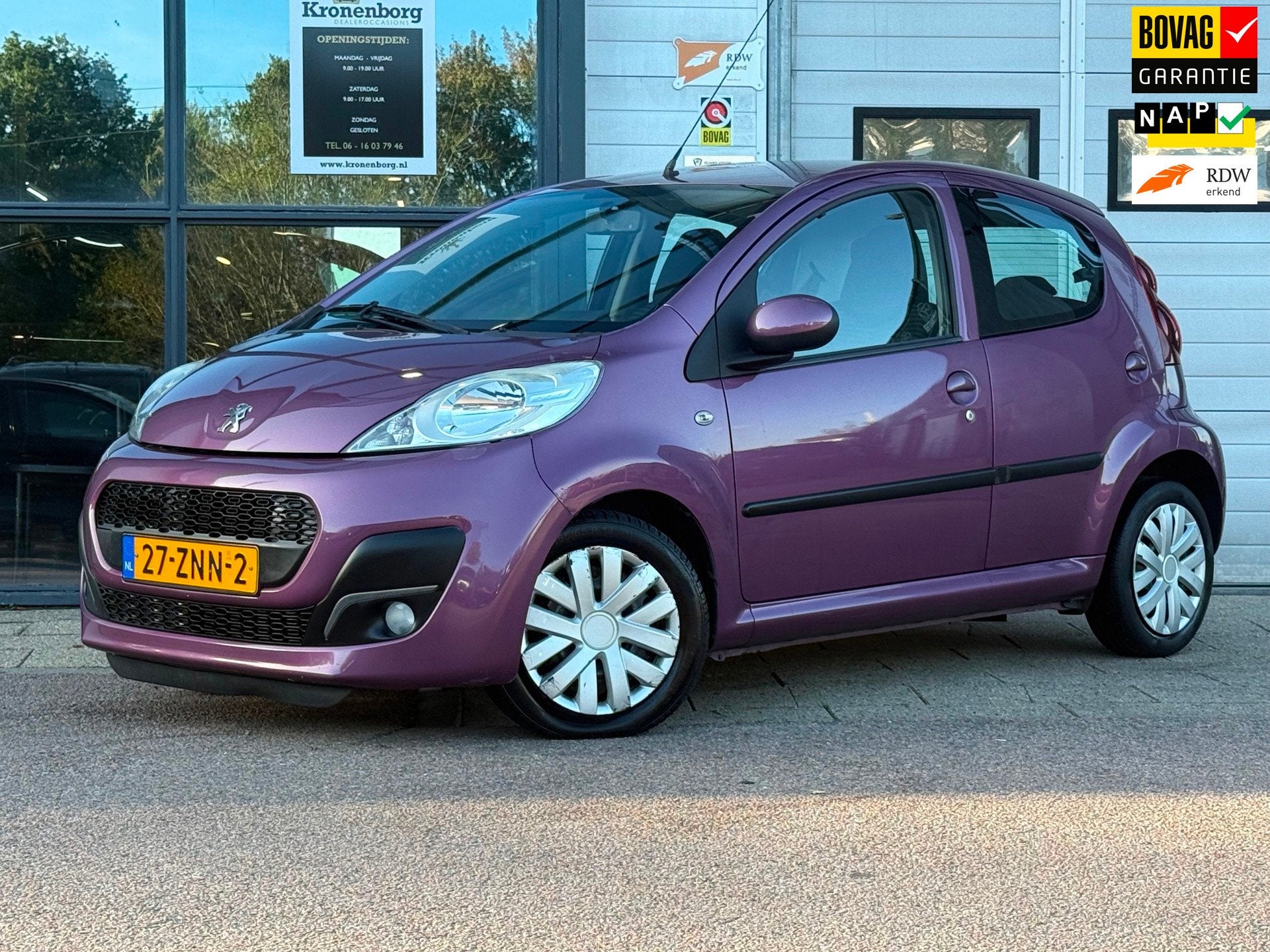 Peugeot 107 1.0 Active| APK| NAP| CARPLAY, Auto's, Euro 5, Stof, Gebruikt, Zwart