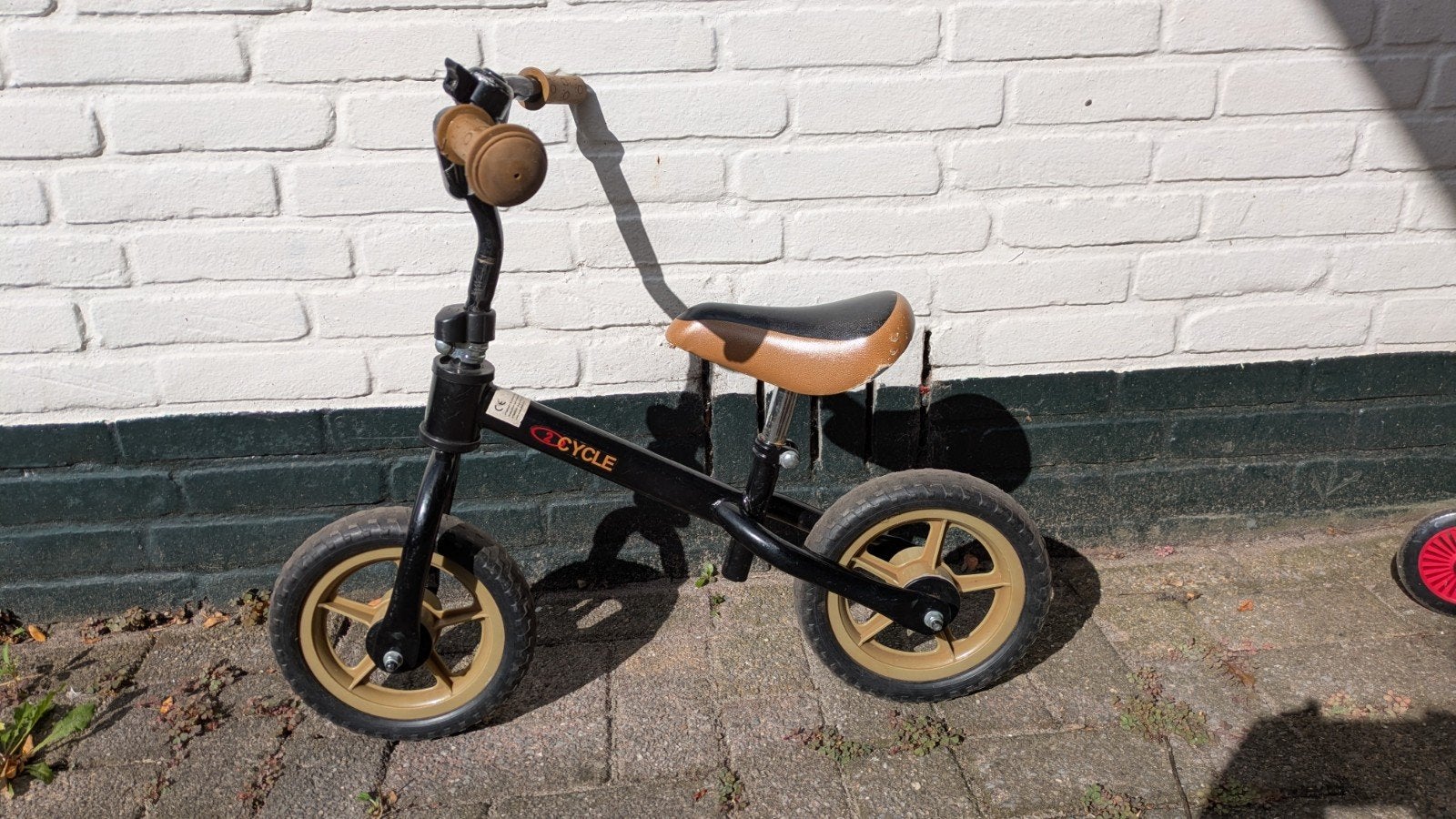 Gratis loopfiets zwart, Ophalen, Gebruikt, Loopfiets