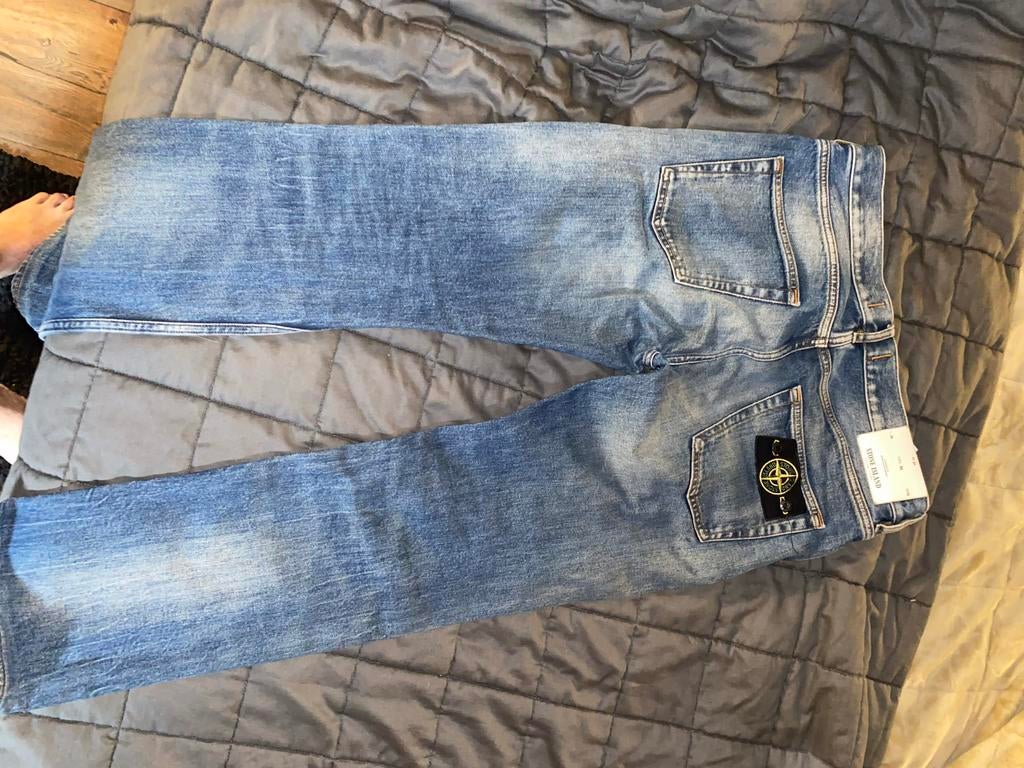 Stone Island Jeans W31 L32- Zo goed als nieuw, Kleding | Heren, Ophalen of Verzenden, Zo goed als nieuw, Blauw, W32 (confectie 46) of kleiner