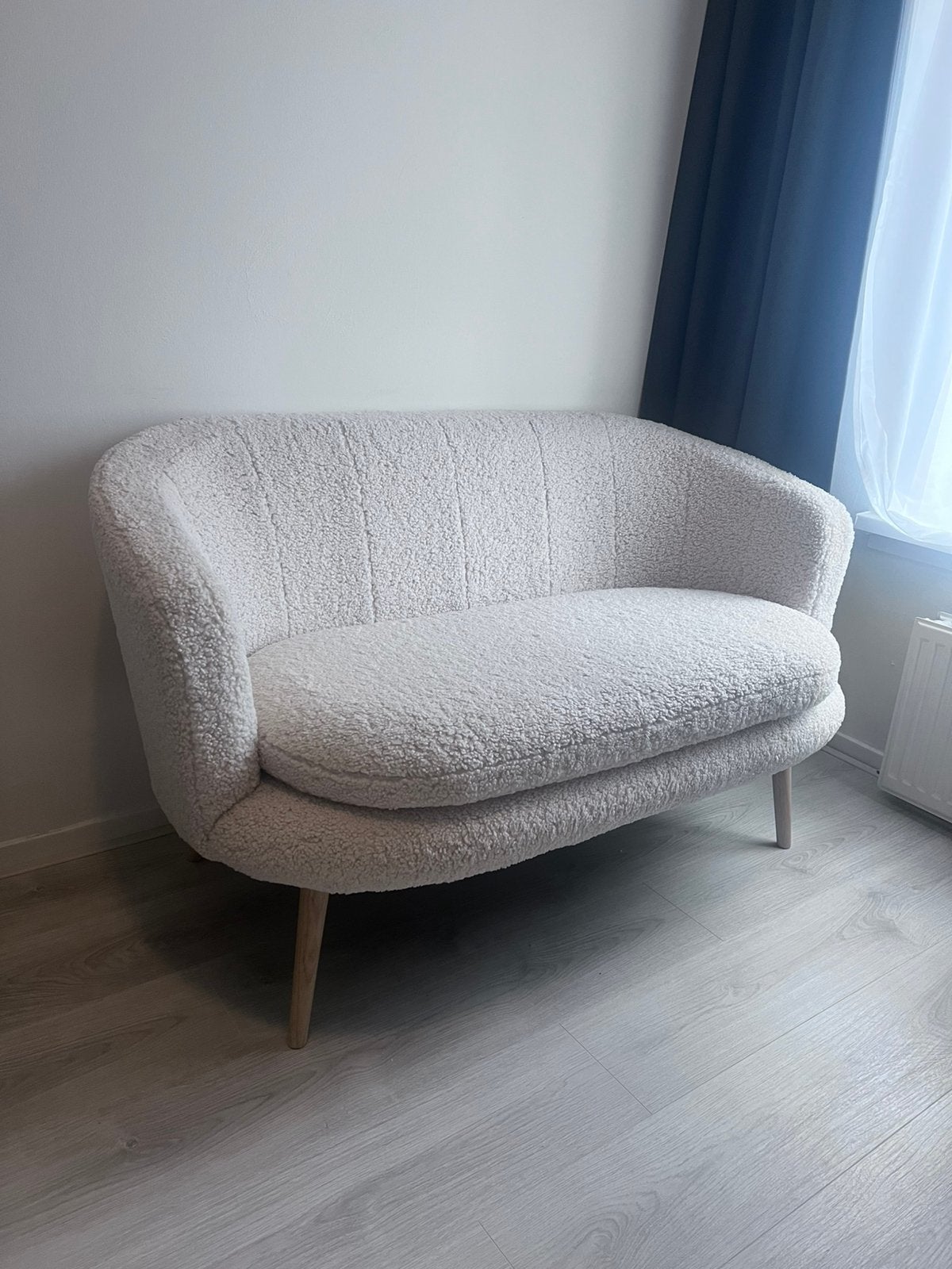 Tweezits bank, Ophalen, Gebruikt, Tweepersoons, 75 tot 100 cm