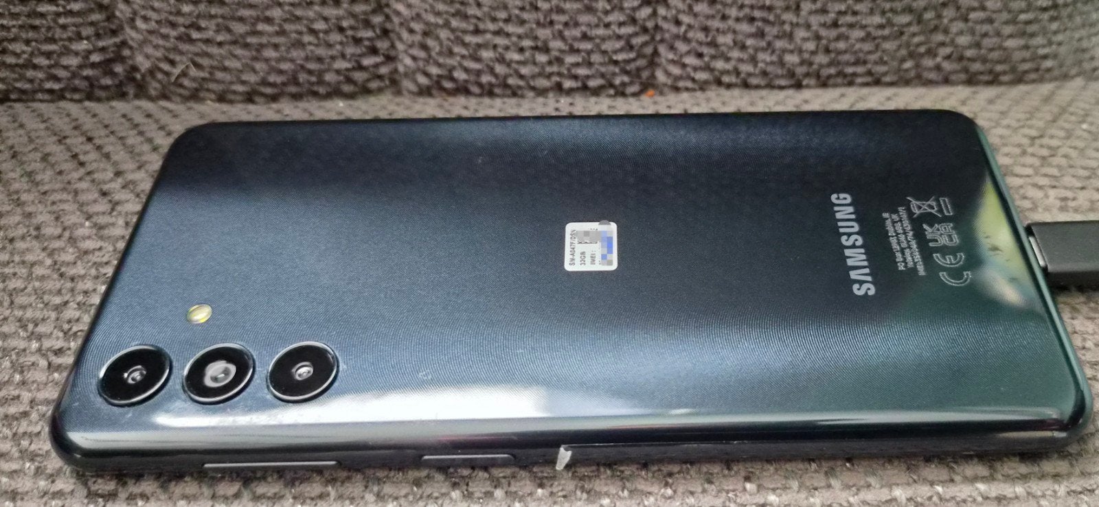 Samsung SM-A047F/DSN 32GB, Gebruikt, Zwart, Ophalen of Verzenden, Zonder simlock