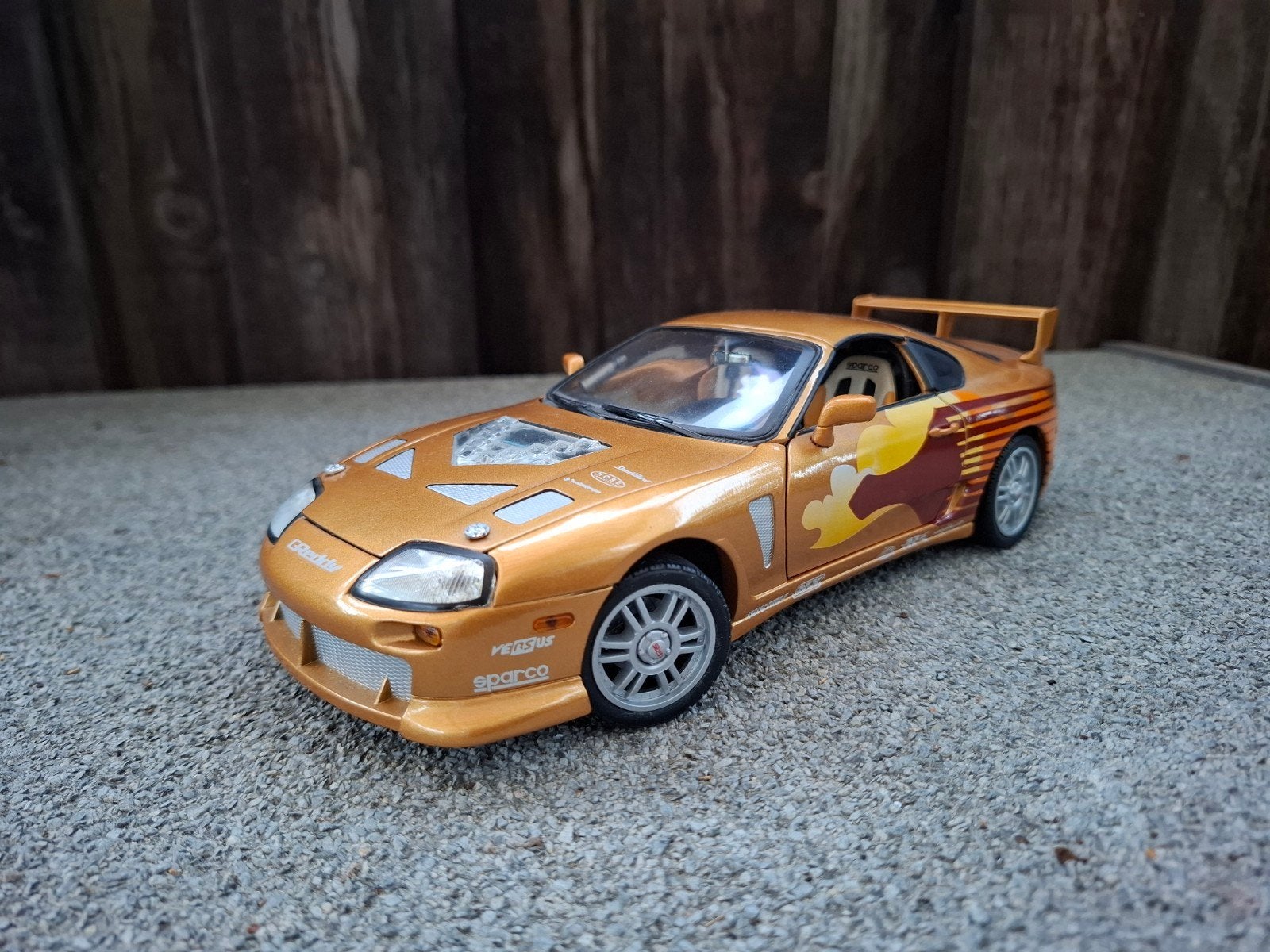 Toyota supra fast and furious, Ophalen of Verzenden, Zo goed als nieuw, Auto, ERTL