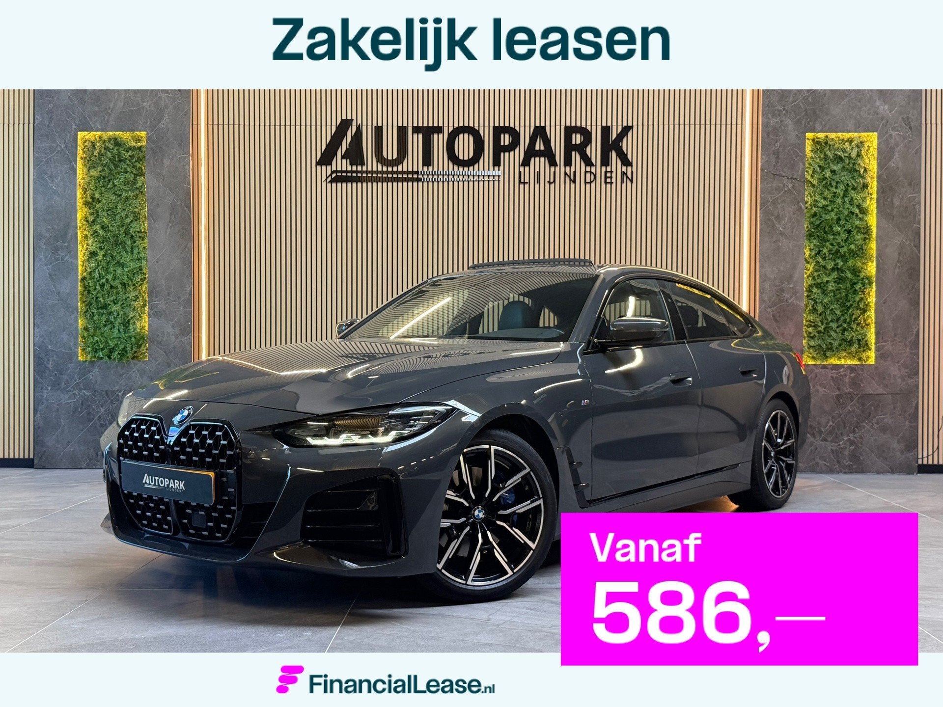 BMW 4-serie Gran Coupé 420i Business Edition Plus M-SPORT|D, Automaat, Gebruikt, Bedrijf, 93 €/maand