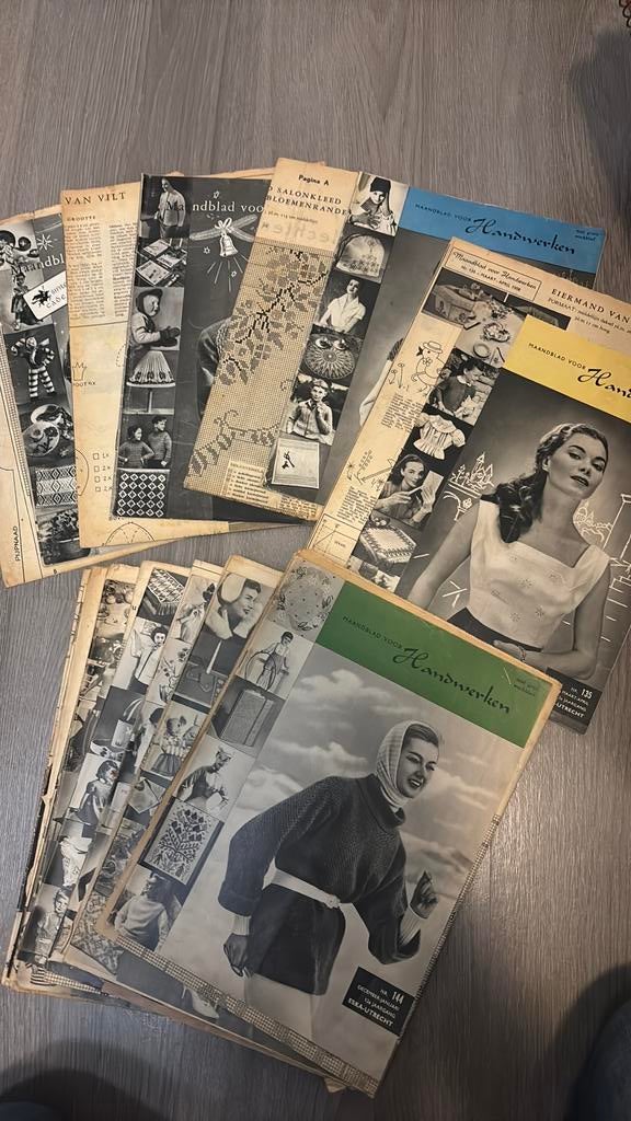 12x handwerk tijdschrift, Verzamelen, Tijdschriften, Kranten en Knipsels, Ophalen of Verzenden, 1940 tot 1960, Tijdschrift