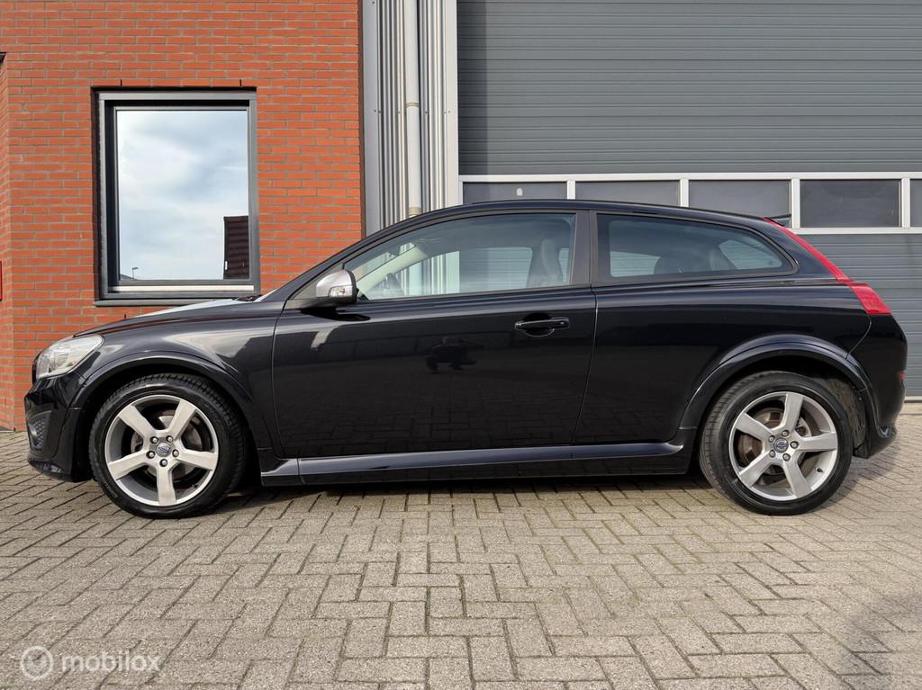 Volvo C30 2.0 R-Design - leder - bodykit - 09-2011, Gebruikt, Zwart, 4 cilinders, 4 stoelen