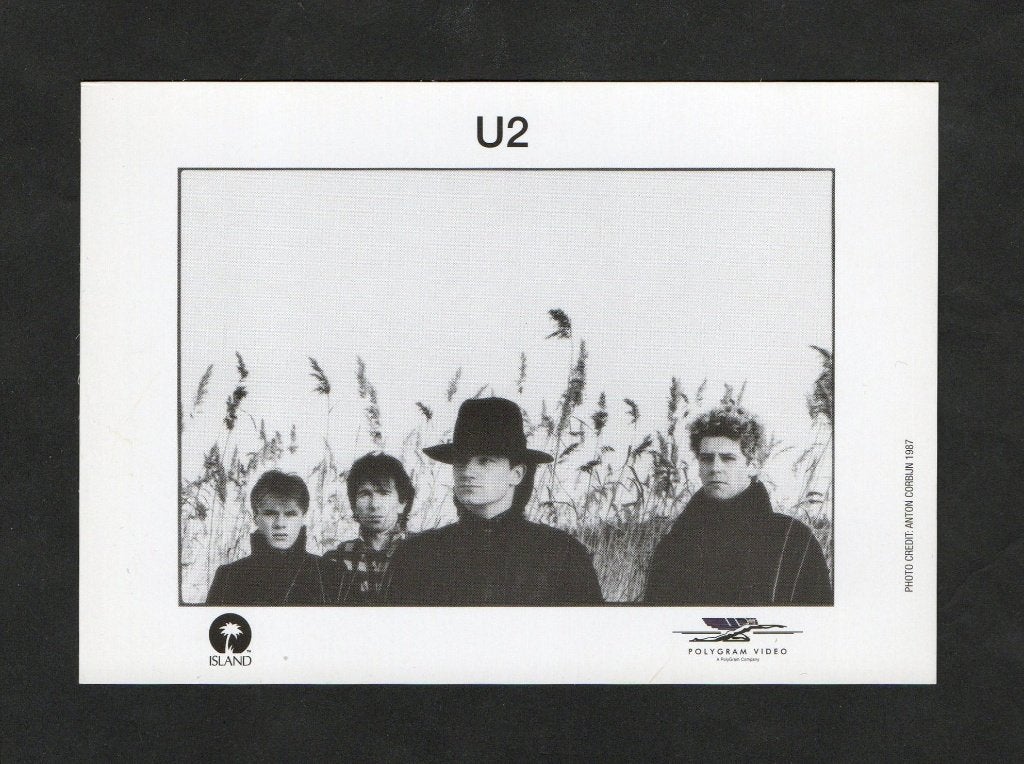 U2 Ierse Rockband Bono The Edge Adam Clayton Larry Mullen(2), Ophalen of Verzenden, 1980 tot heden, Ongelopen, Muziek