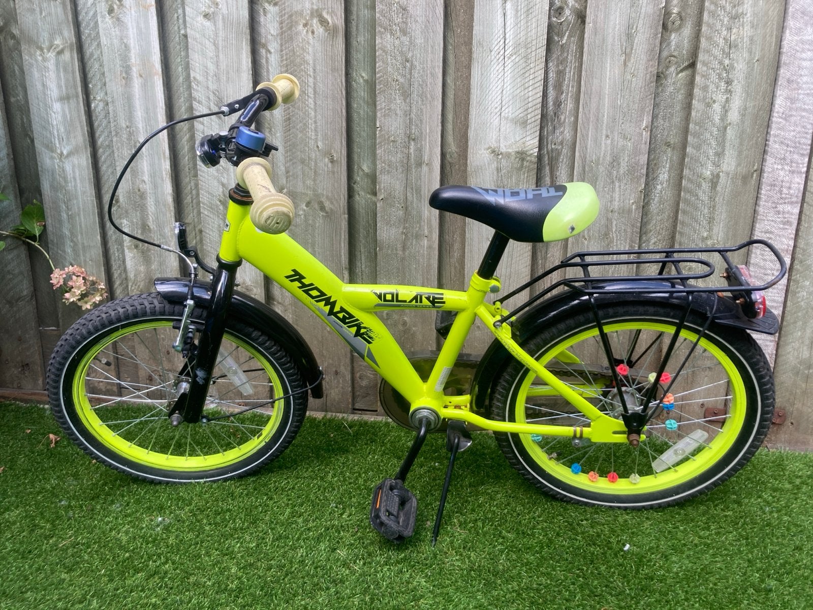 Volare Thombike Kinderfiets 20 inch -  €65 Neon Geel, Ophalen, Gebruikt, 16 tot 20 inch