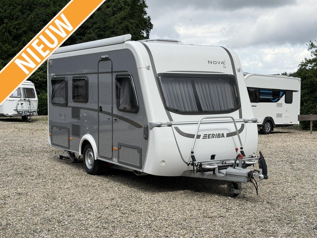 Eriba Nova Light 425 Nieuw!! Dakluifel Fietsdr, Standaardzit, Schokbreker, Bedrijf, 750 - 1000 kg