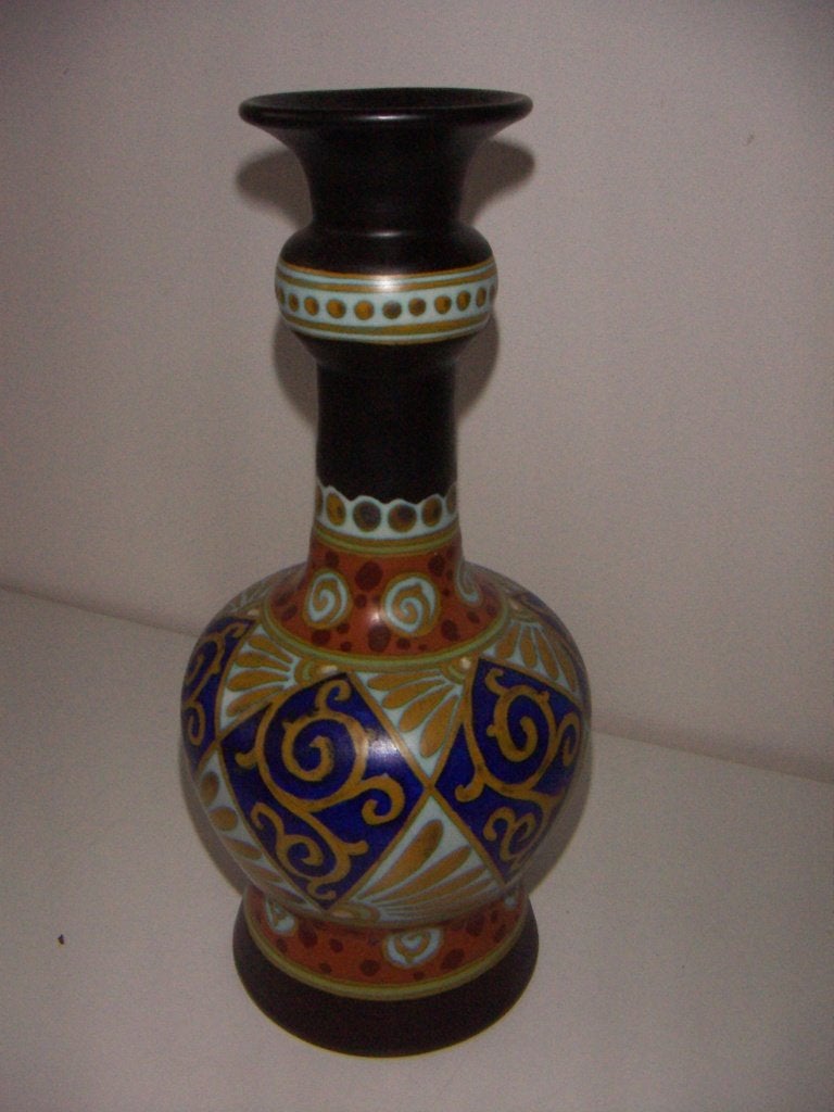 Zuid Holland Gouda plateel keramiek vaas jr.1916-1923., Antiek en Kunst, Antiek | Keramiek en Aardewerk, Ophalen of Verzenden