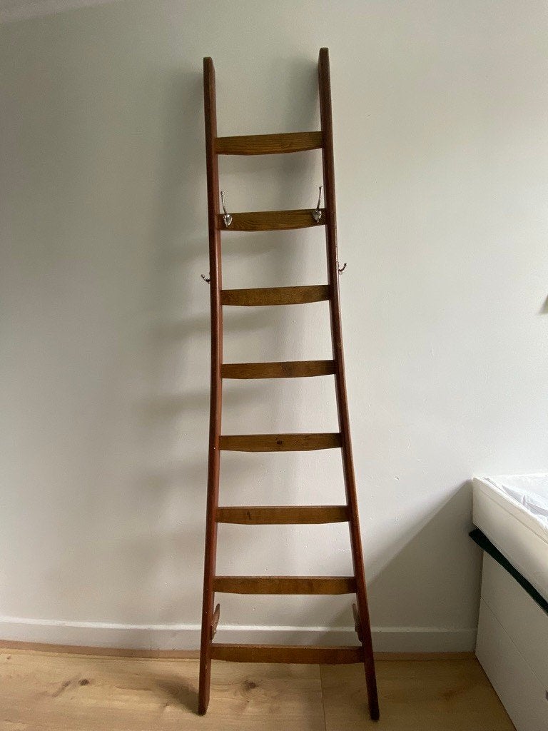 Houten vintage decoratieve hang ladder, Ophalen, Gebruikt