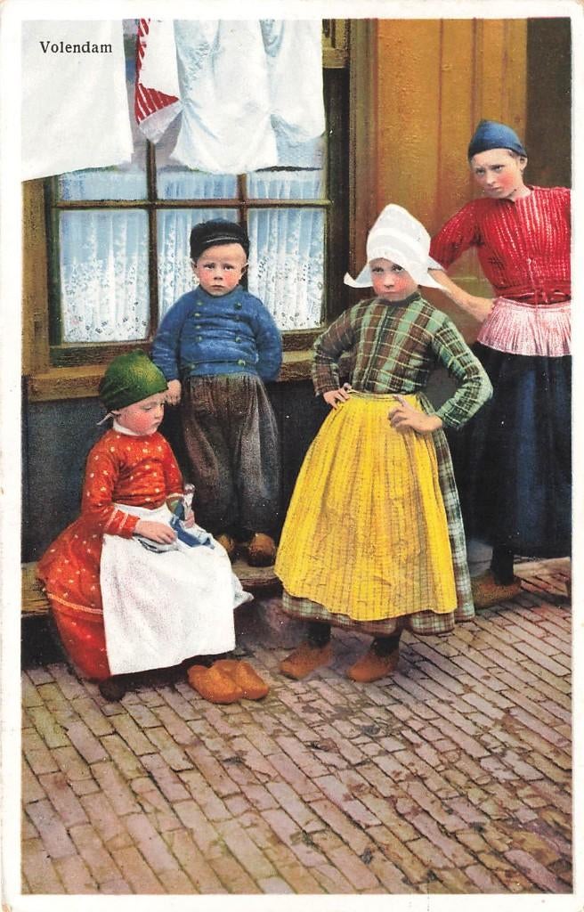 Volendam, klederdracht, Ophalen of Verzenden, 1920 tot 1940, Ongelopen, Noord-Holland