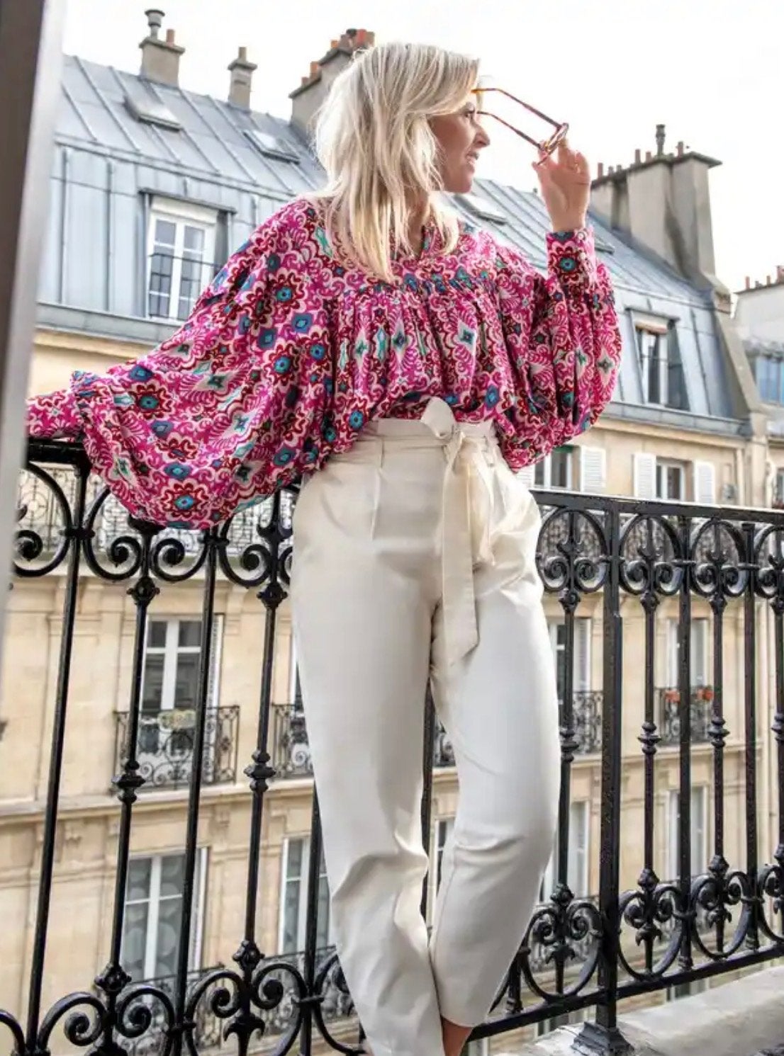 Lonneke Nootenboom Floral Print Top Maat S Nieuw met Kaartje, Ophalen of Verzenden, Nieuw, Maat 36 (S), Meerkleurig