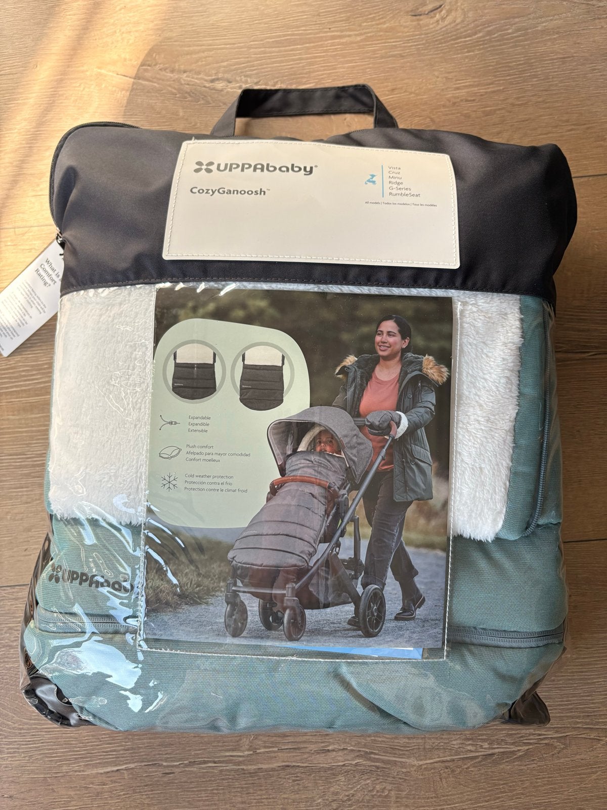 Nieuwe UPPAbaby CozyGanoosh Voetenzak - Jade, Kinderen en Baby's, Buggy's, Ophalen of Verzenden, Nieuw, Overige merken, Voetenzak