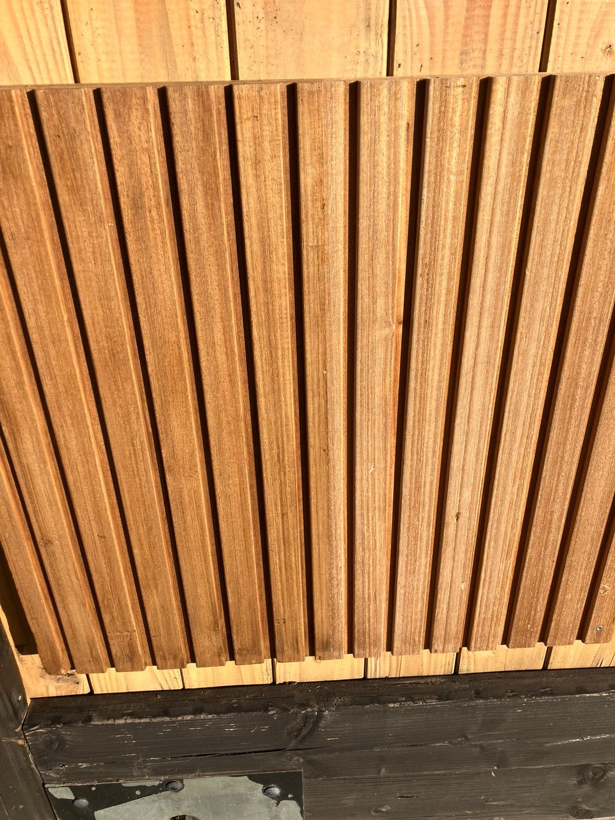 Thermo ayous 72m2  opruiming op is op, Ophalen, Planken, Zo goed als nieuw, Hardhout