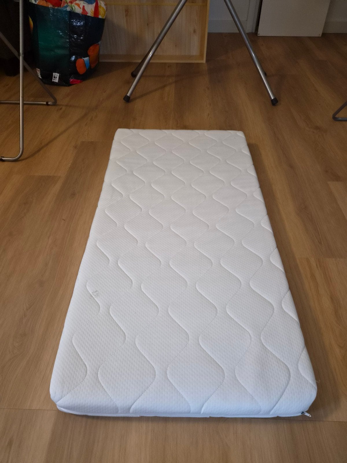 2 kindermatrassen met 2 AreoSleep overtrekken, Ophalen, Gebruikt, 190 cm of minder, Matras
