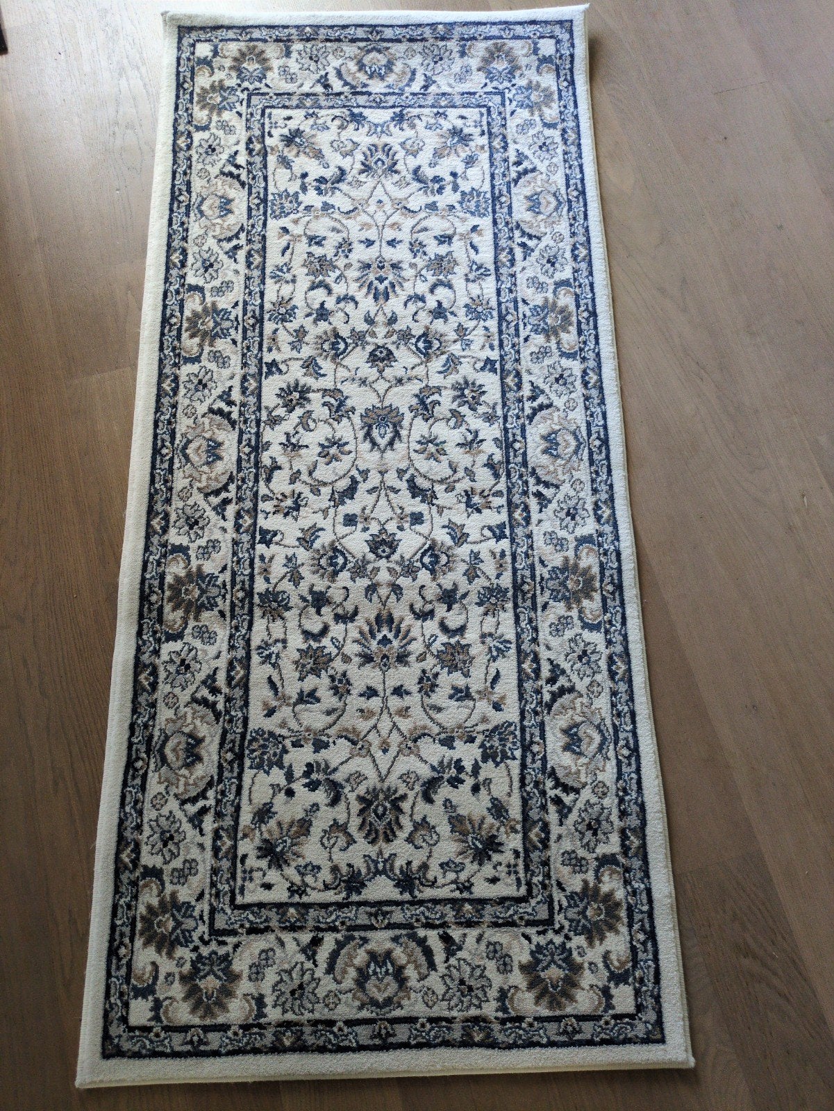 IKEA Valloby vloerkleed 80x180cm, Ophalen, Blauw, 50 tot 100 cm, Zo goed als nieuw