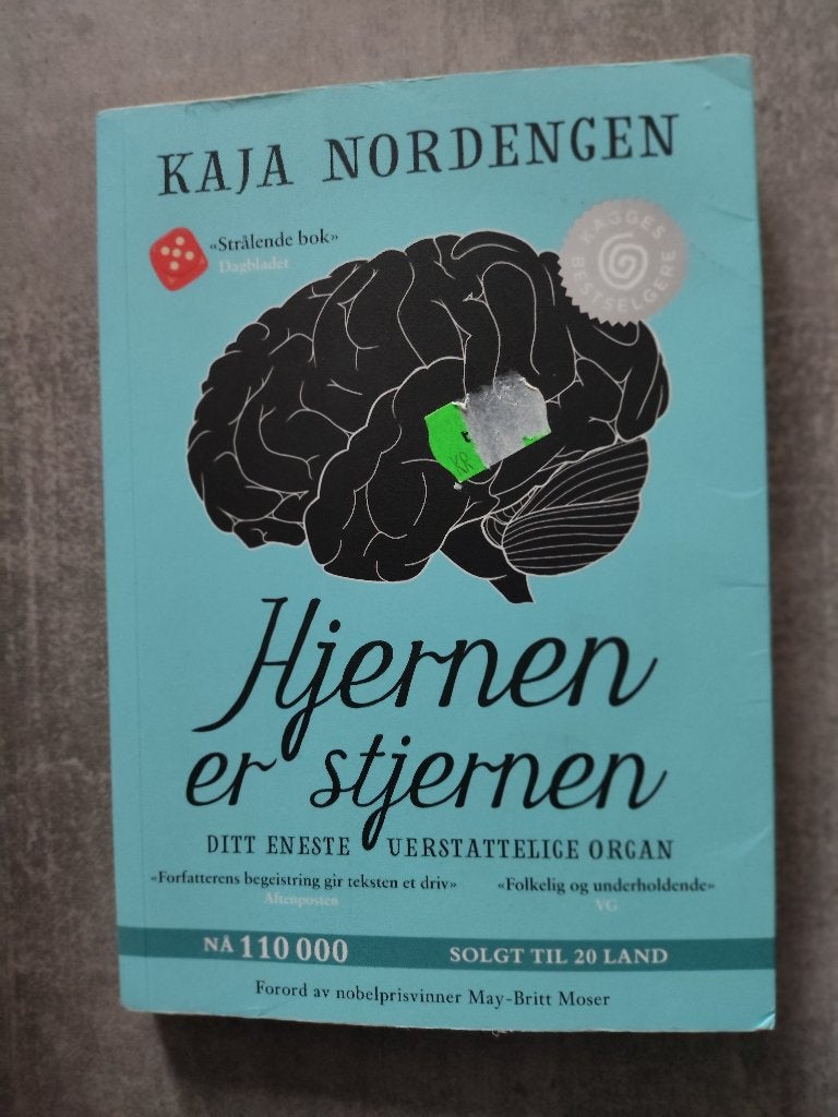 Hjernen er Stjernen. In de taal Noors. In nette staat., Boeken, Ophalen of Verzenden, Zo goed als nieuw, Noors