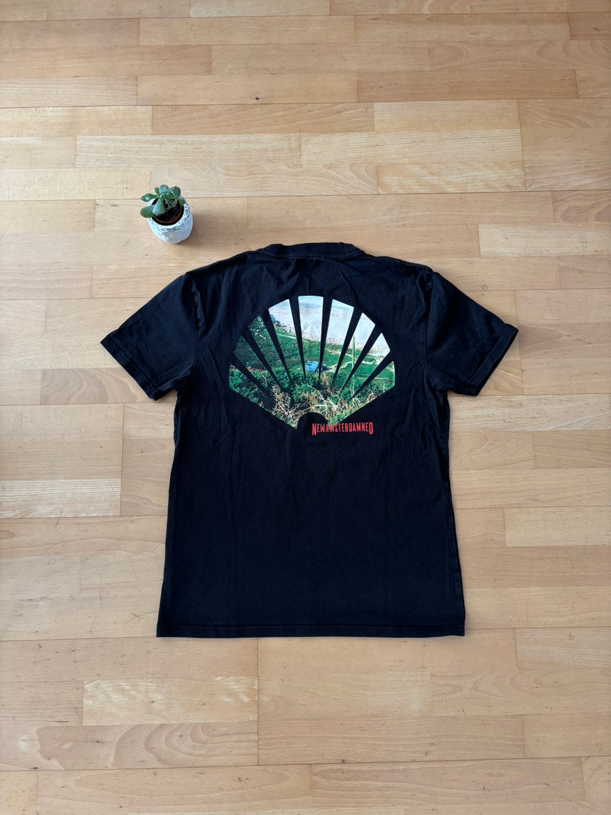 New Amsterdam Surf Association T-shirt Backprint Zwart S, Ophalen of Verzenden, Zo goed als nieuw, Zwart